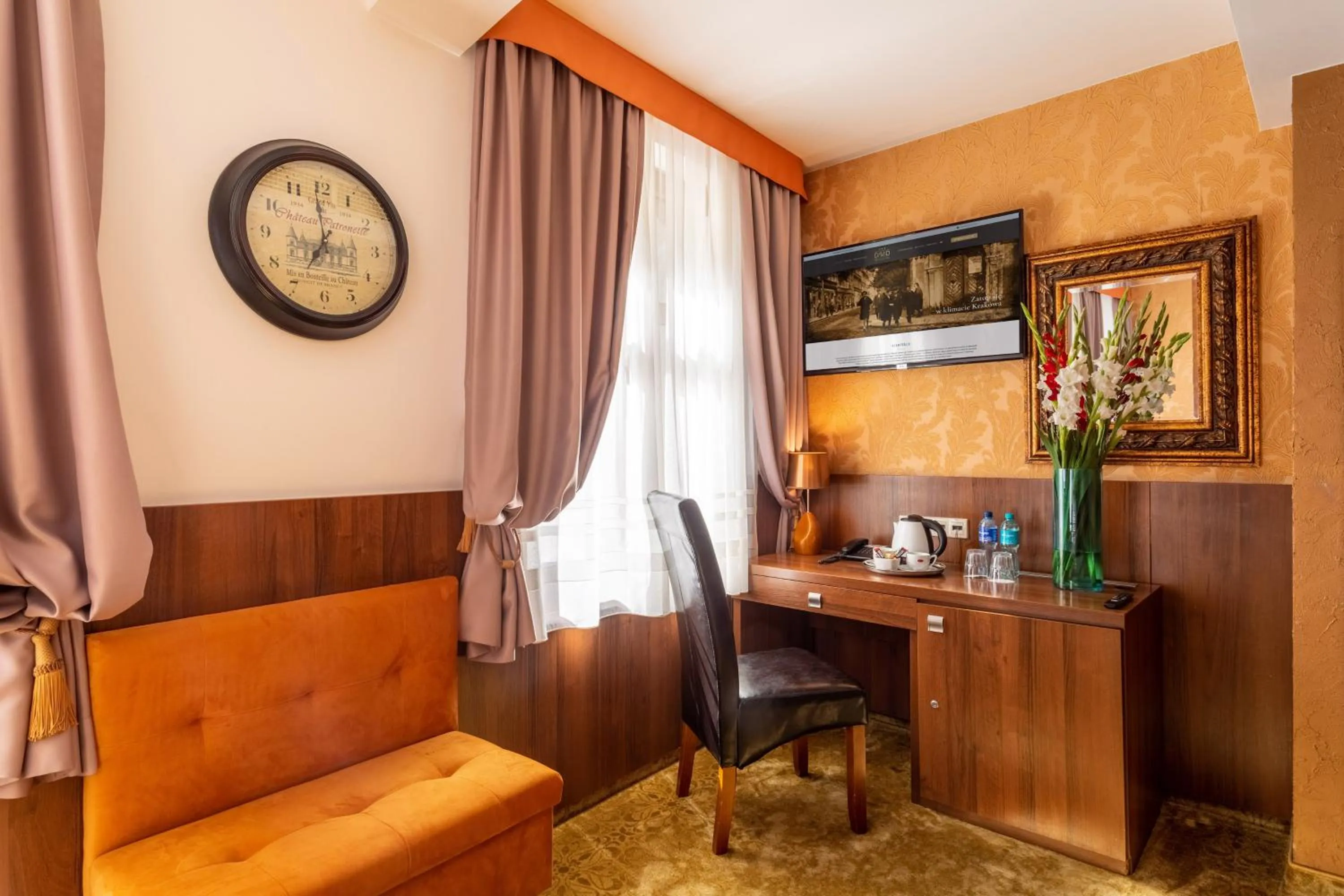 Seating area in David Boutique ApartHotel