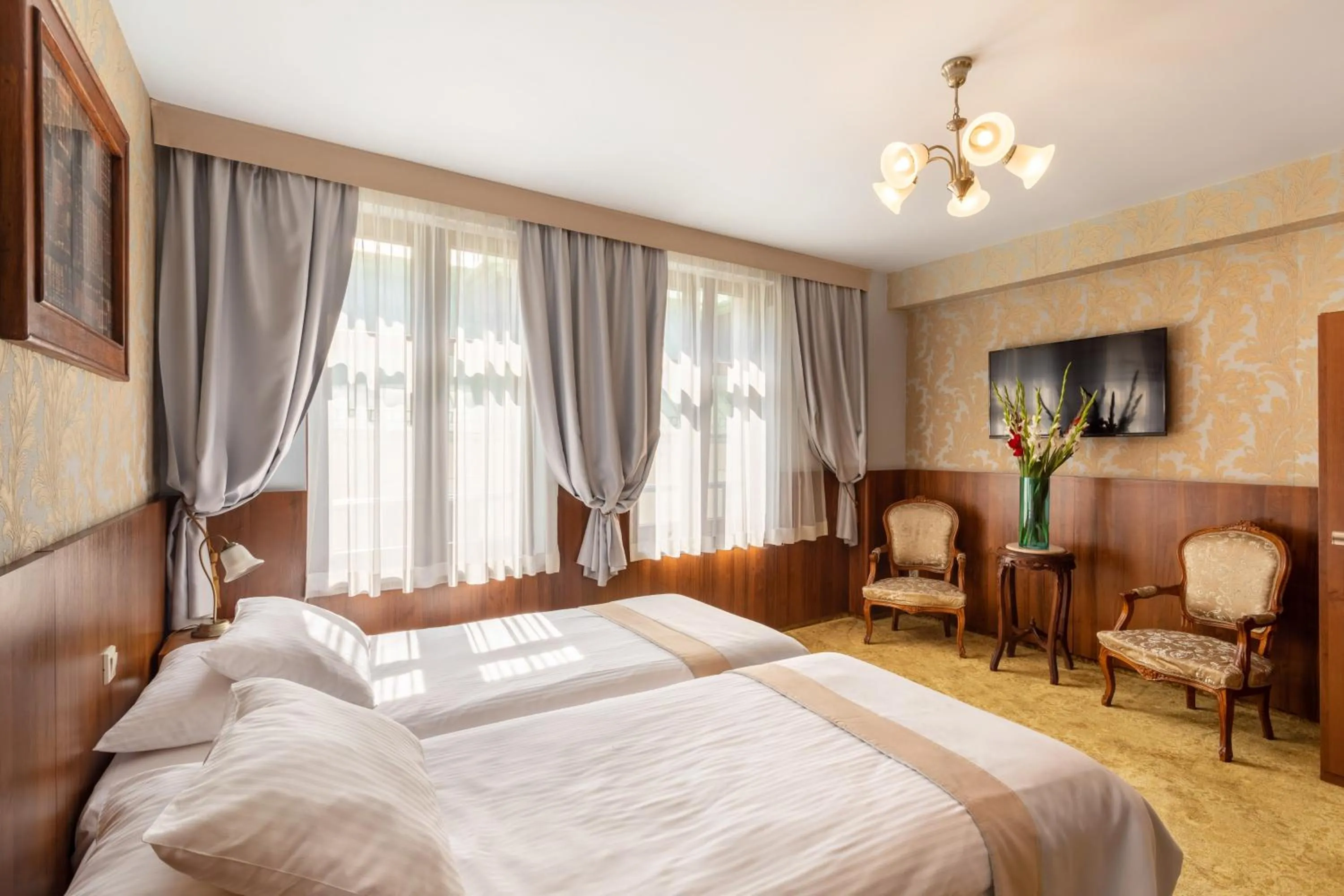 Bed in David Boutique ApartHotel