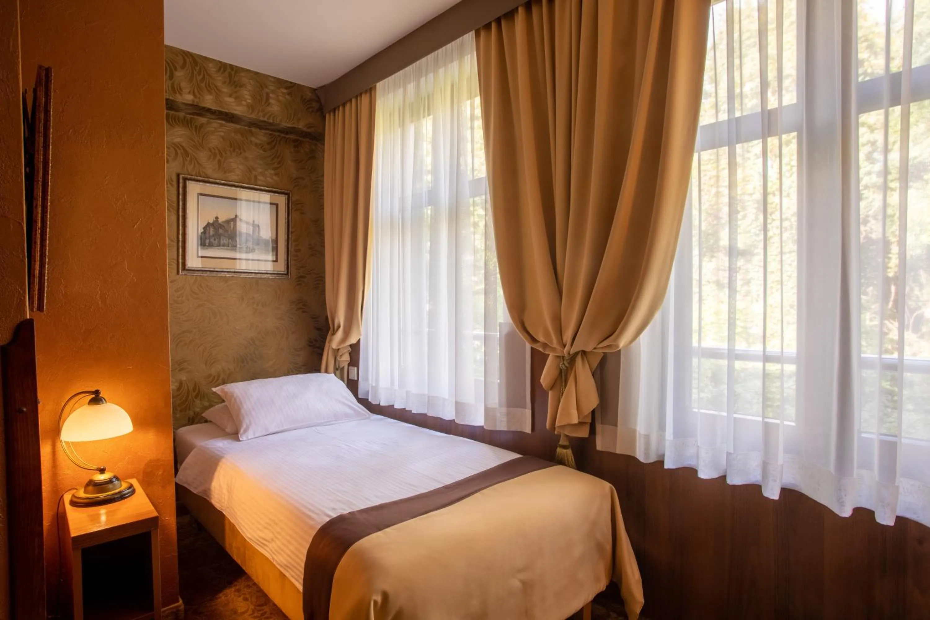 Bed in David Boutique ApartHotel