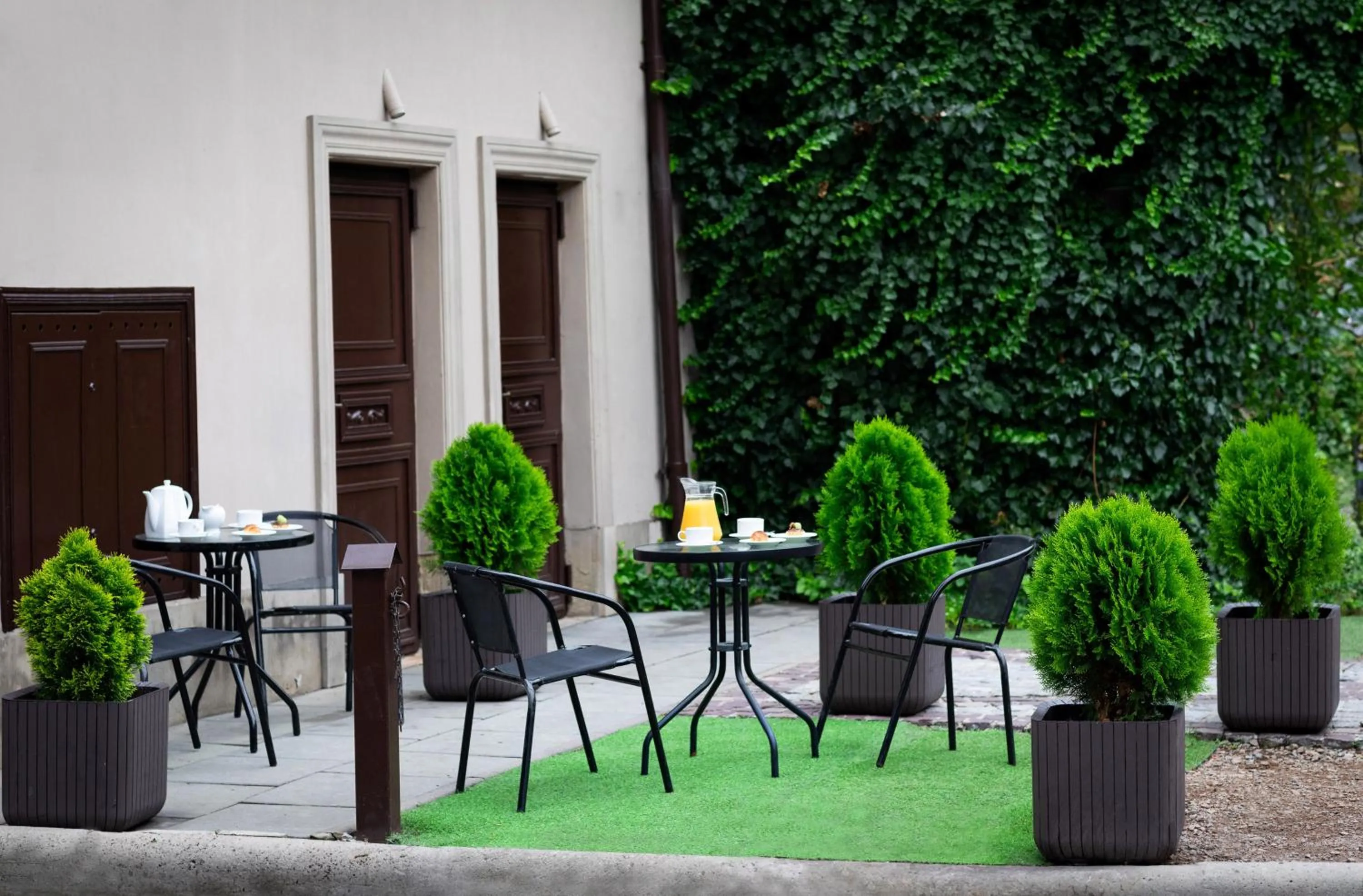 Patio in David Boutique ApartHotel