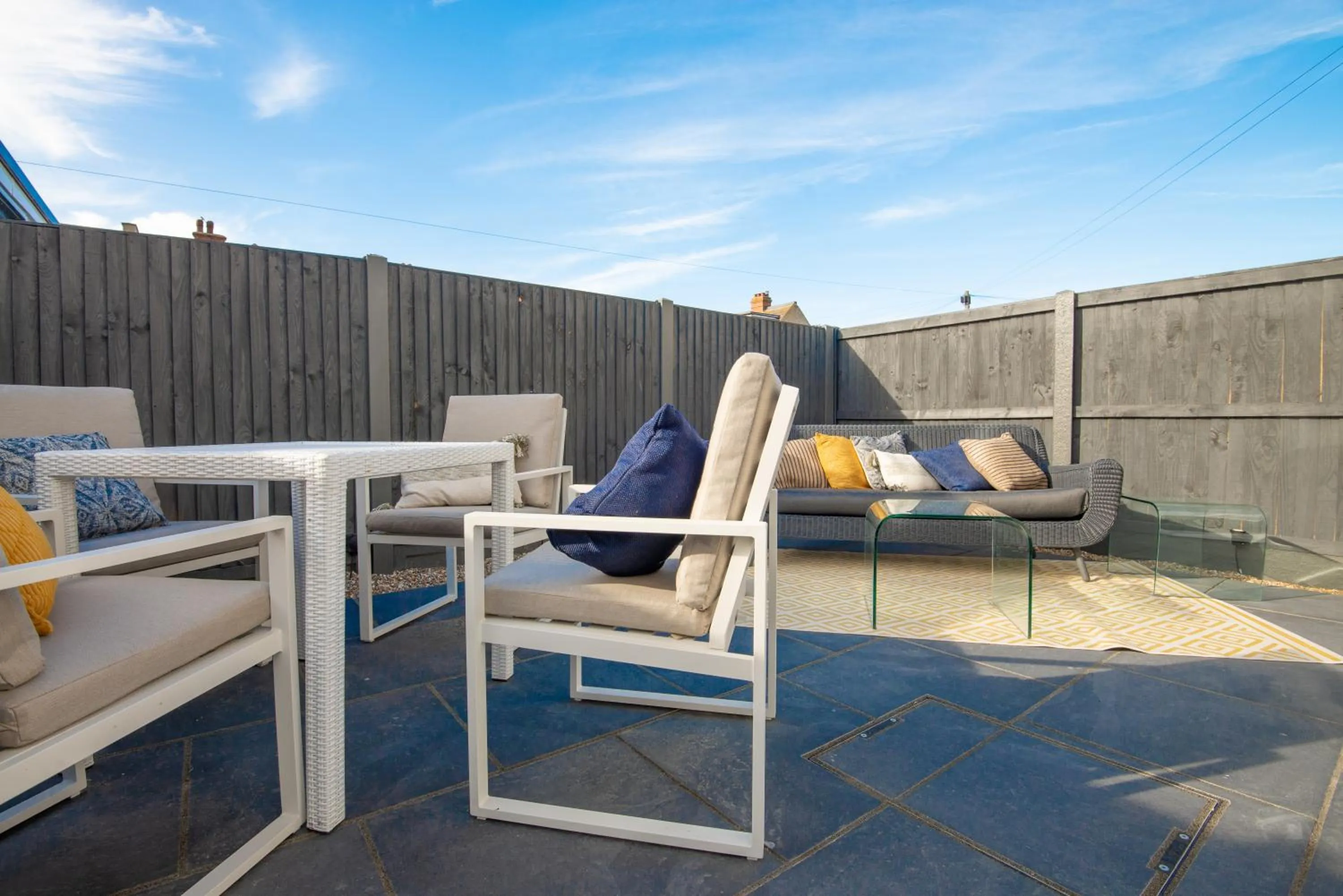 Patio in The Beach Escapes