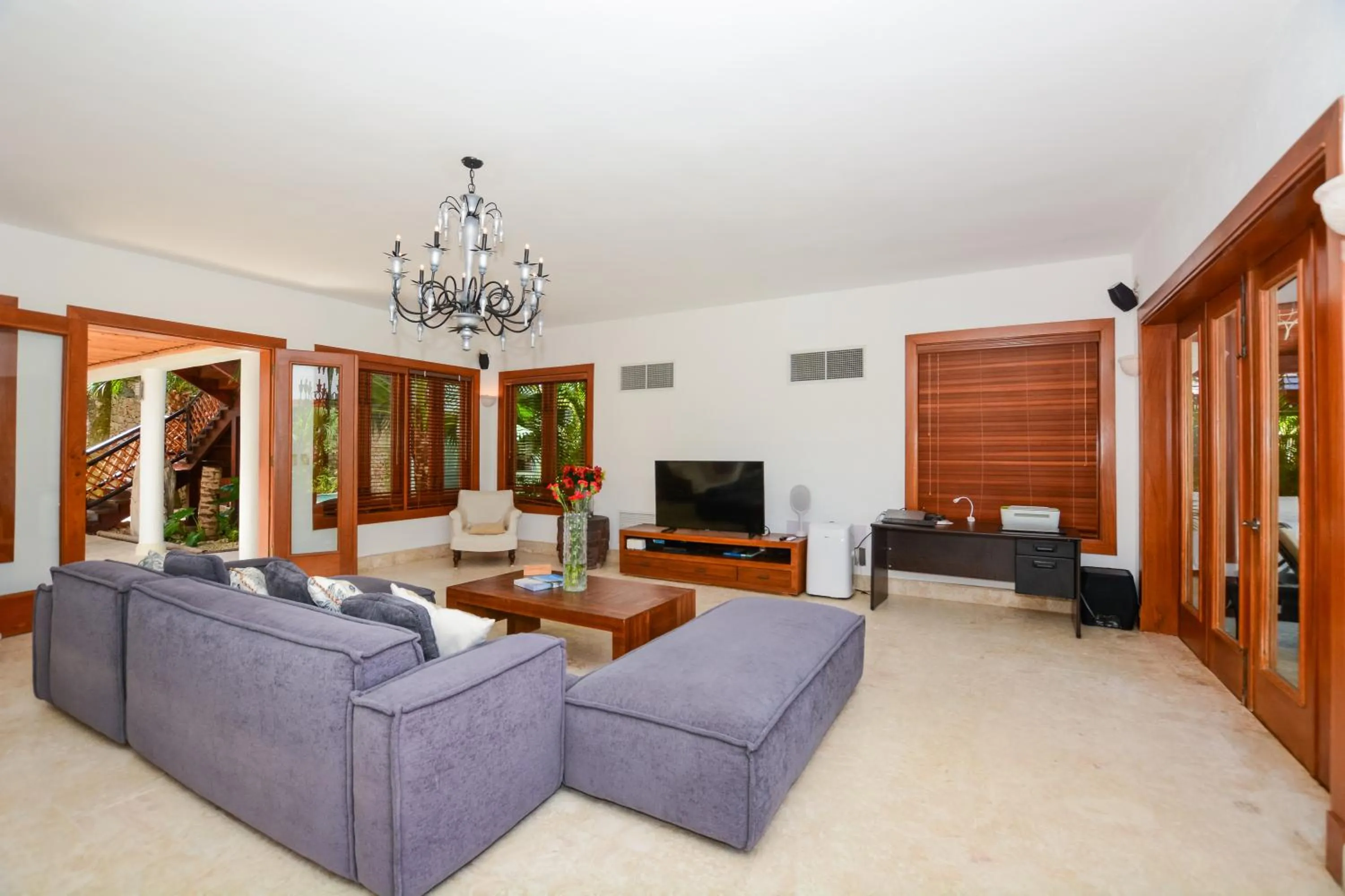 Living room in Private Pool Villa in PuntaCana Resort & Club