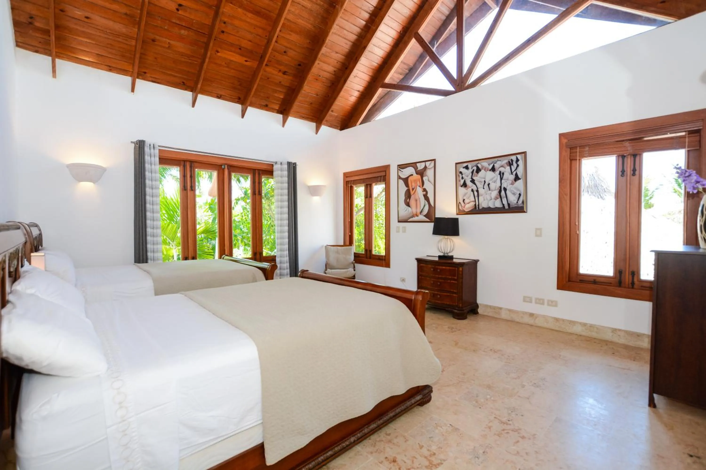 Bed in Private Pool Villa in PuntaCana Resort & Club