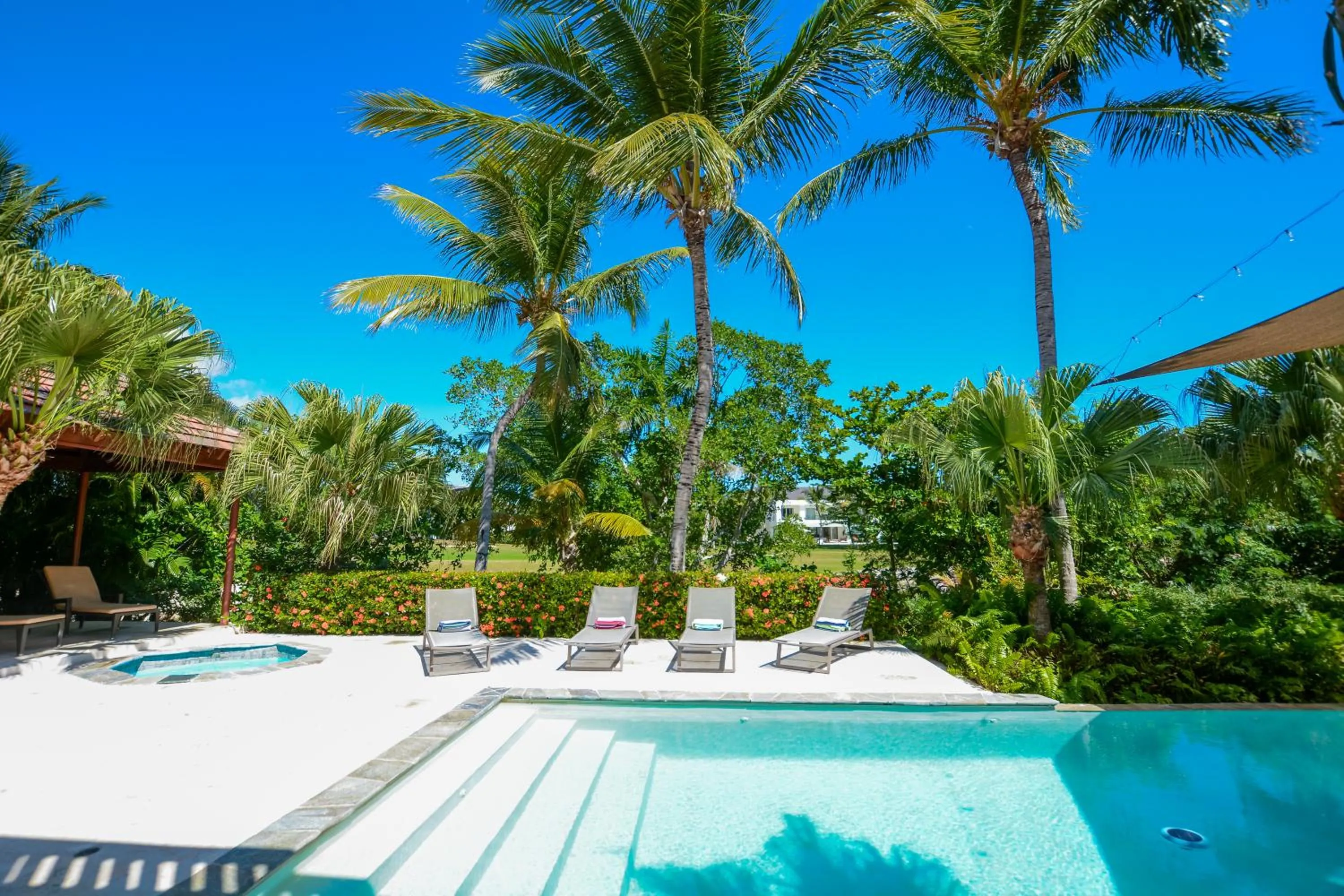 Garden view in Private Pool Villa in PuntaCana Resort & Club