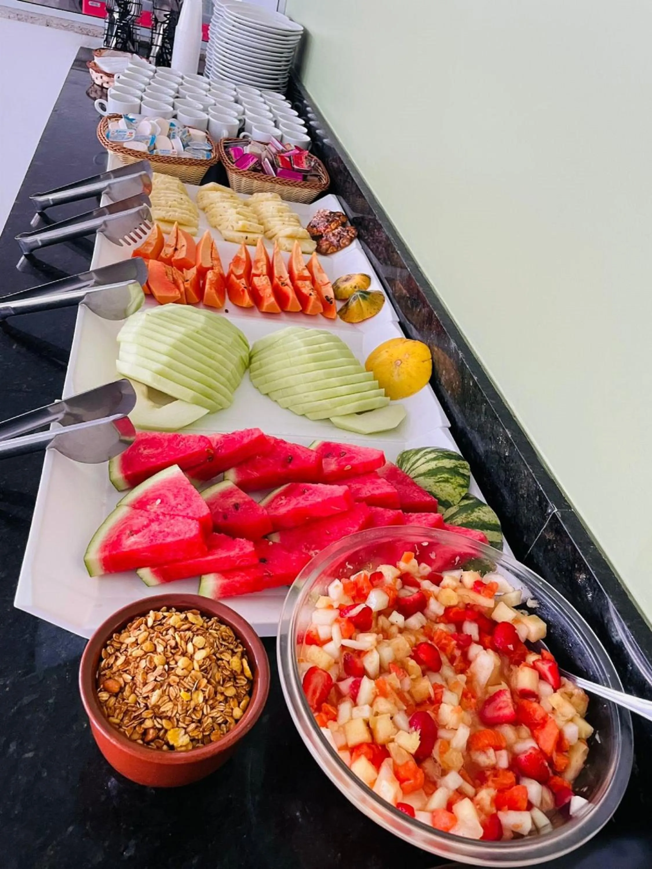 Breakfast in Pousada Jardins Tropical