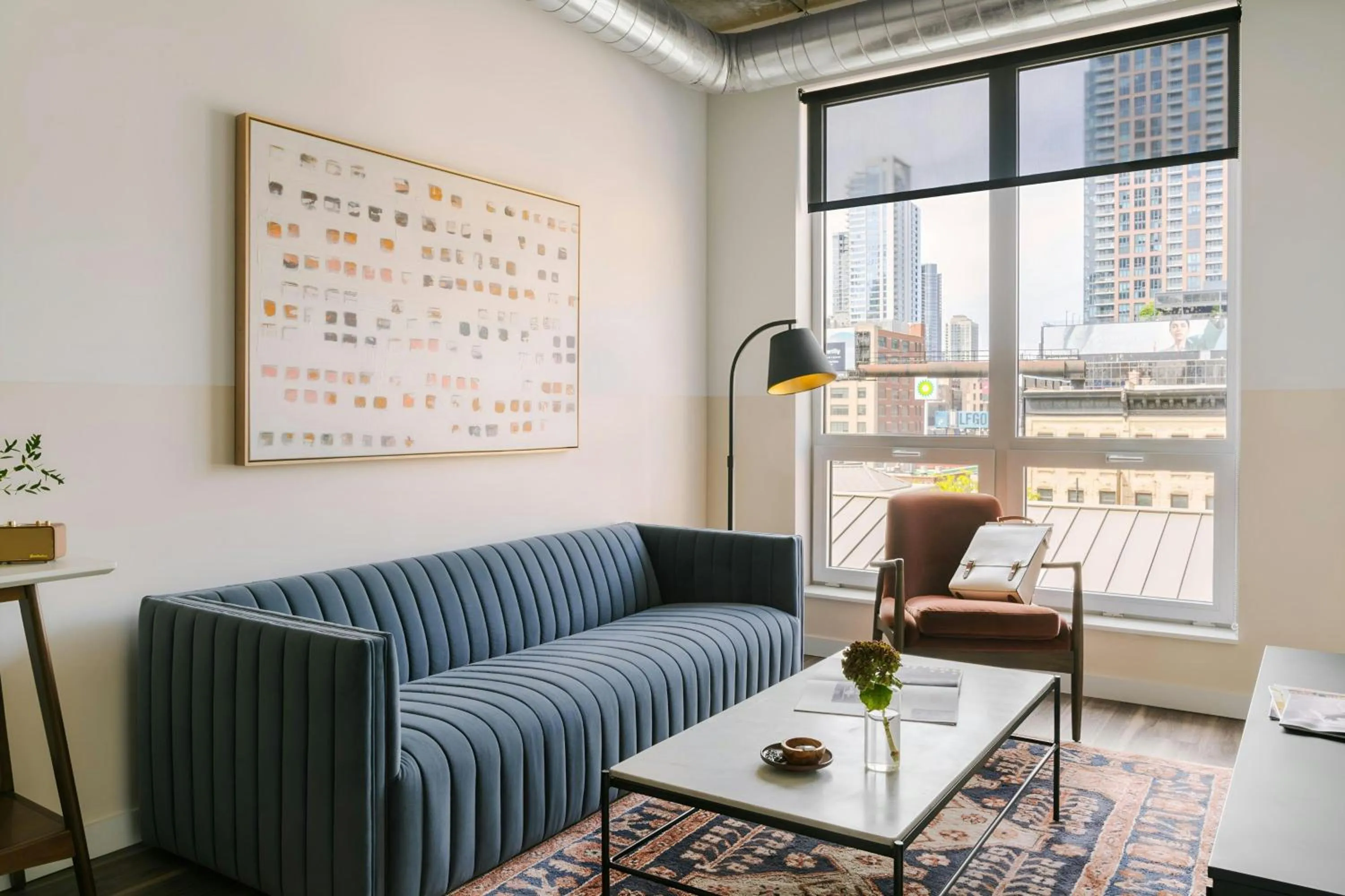 Living room in Sonder by Marriott Bonvoy The Opal Apartments River North