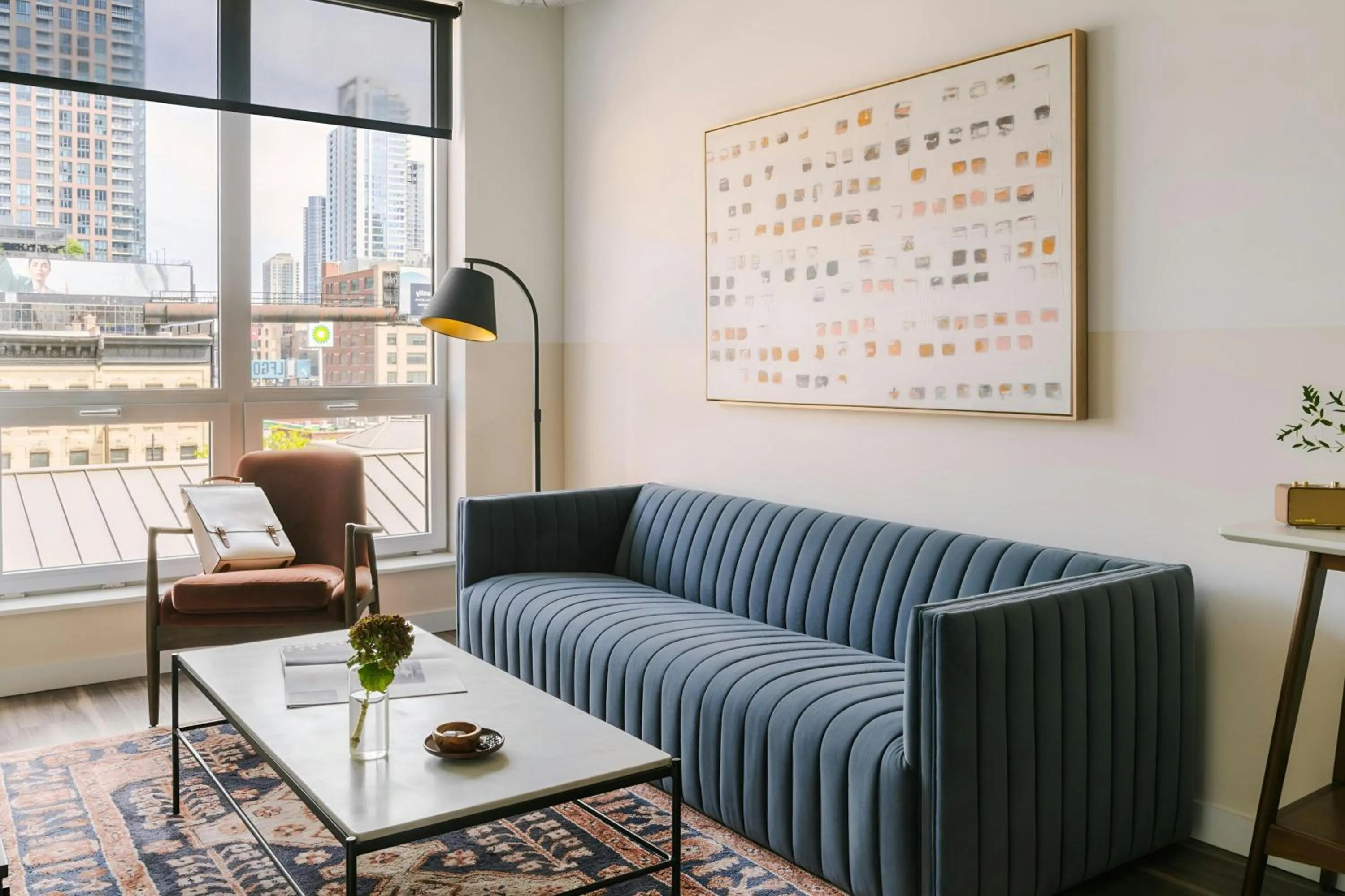 Living room in Sonder by Marriott Bonvoy The Opal Apartments River North