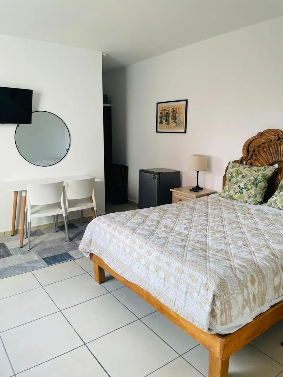 Bed in Hotel La Lejona