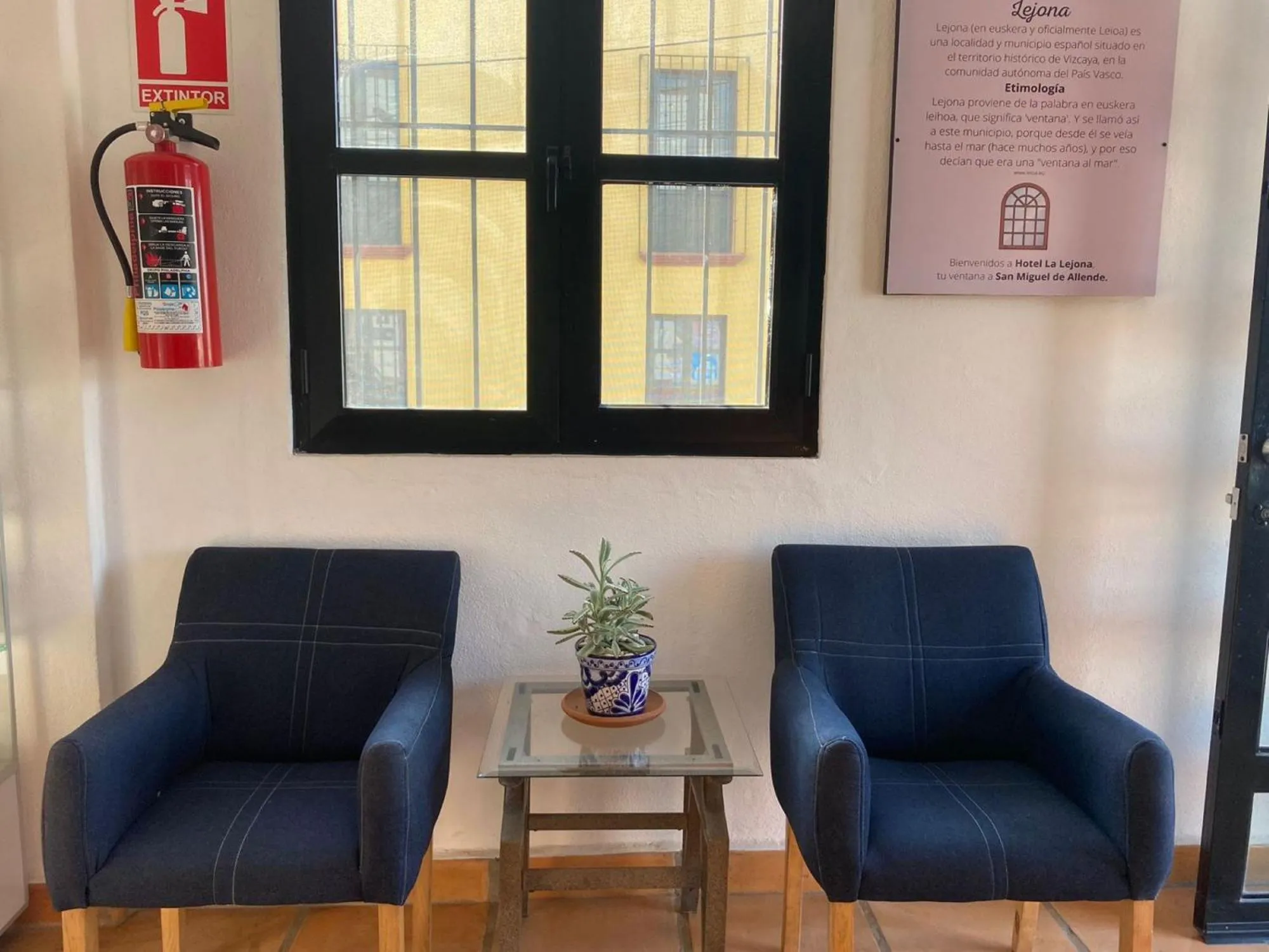 Lobby or reception in Hotel La Lejona