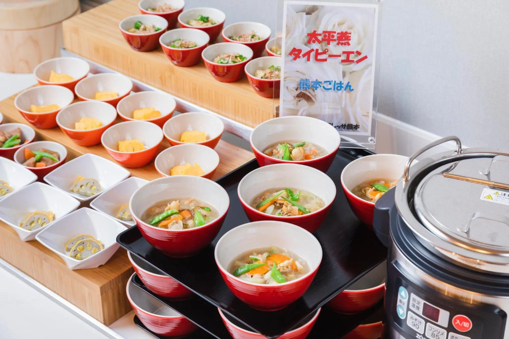 Buffet breakfast in Sotetsu Grand Fresa Kumamoto