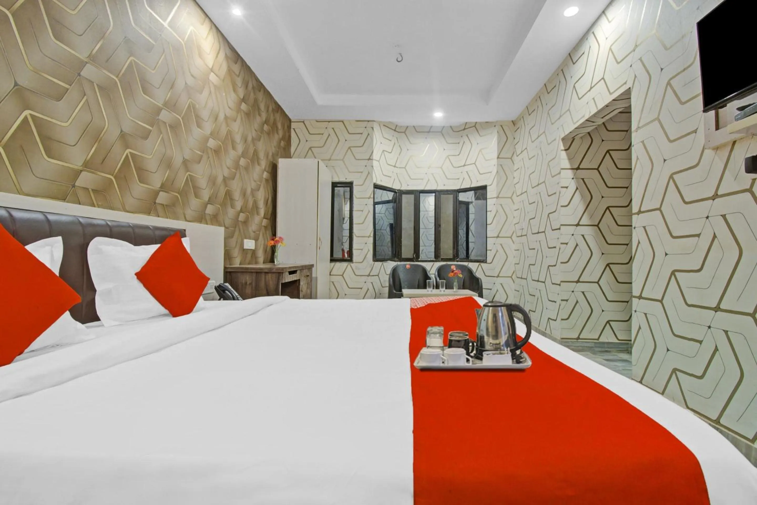 Bedroom in Hotel O Shree Mangalkamna