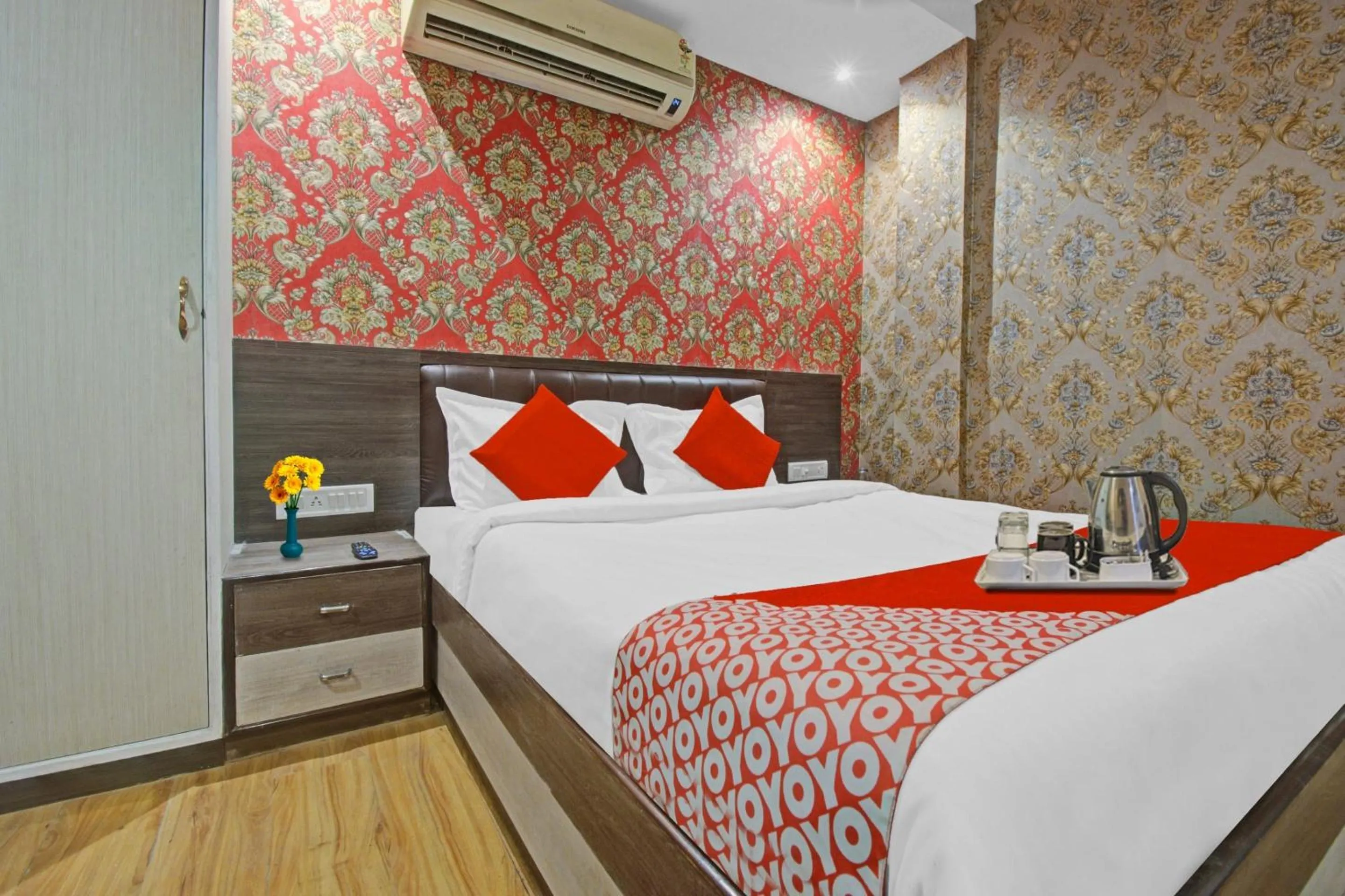Bedroom in Hotel O Shree Mangalkamna