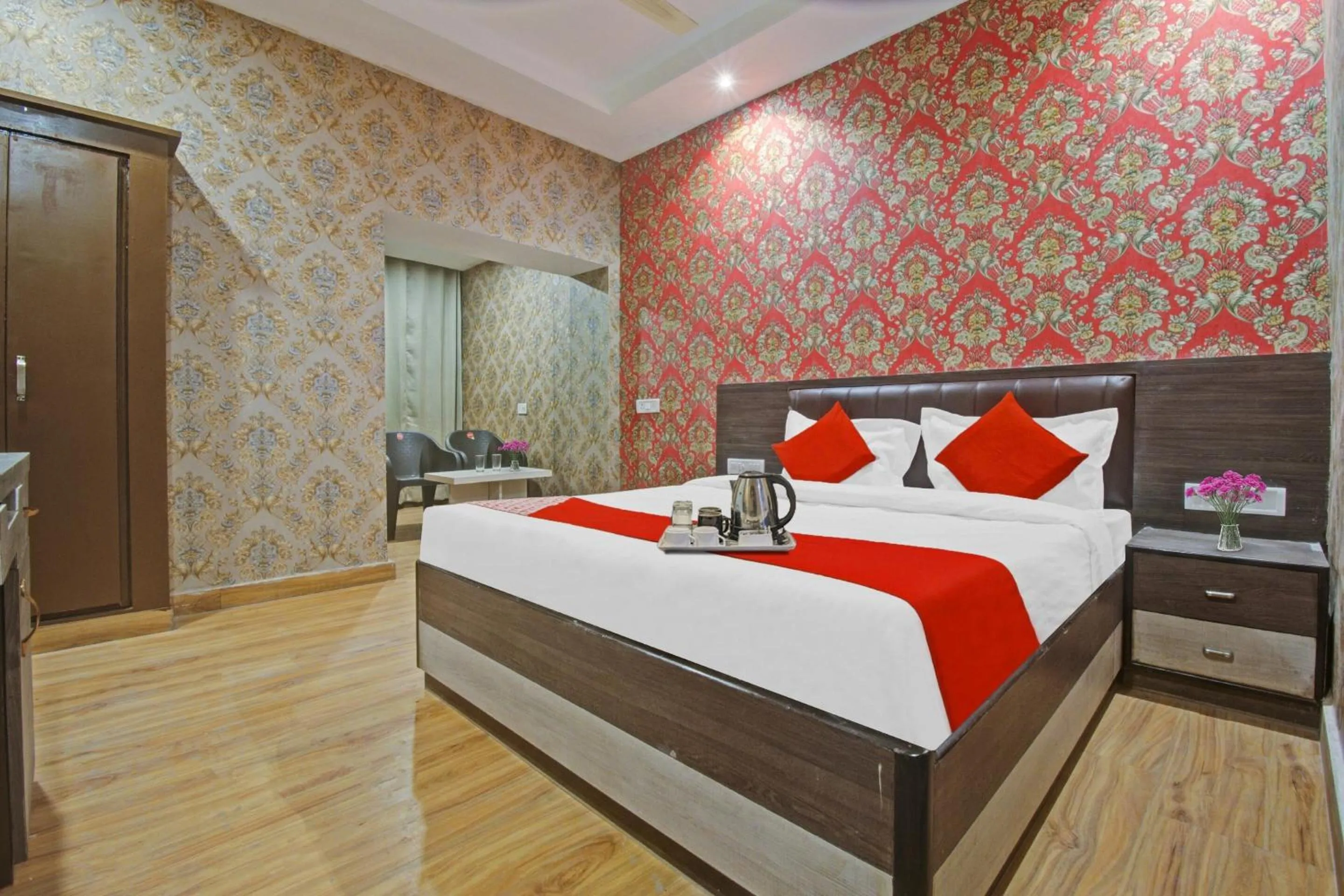 Bedroom in Hotel O Shree Mangalkamna