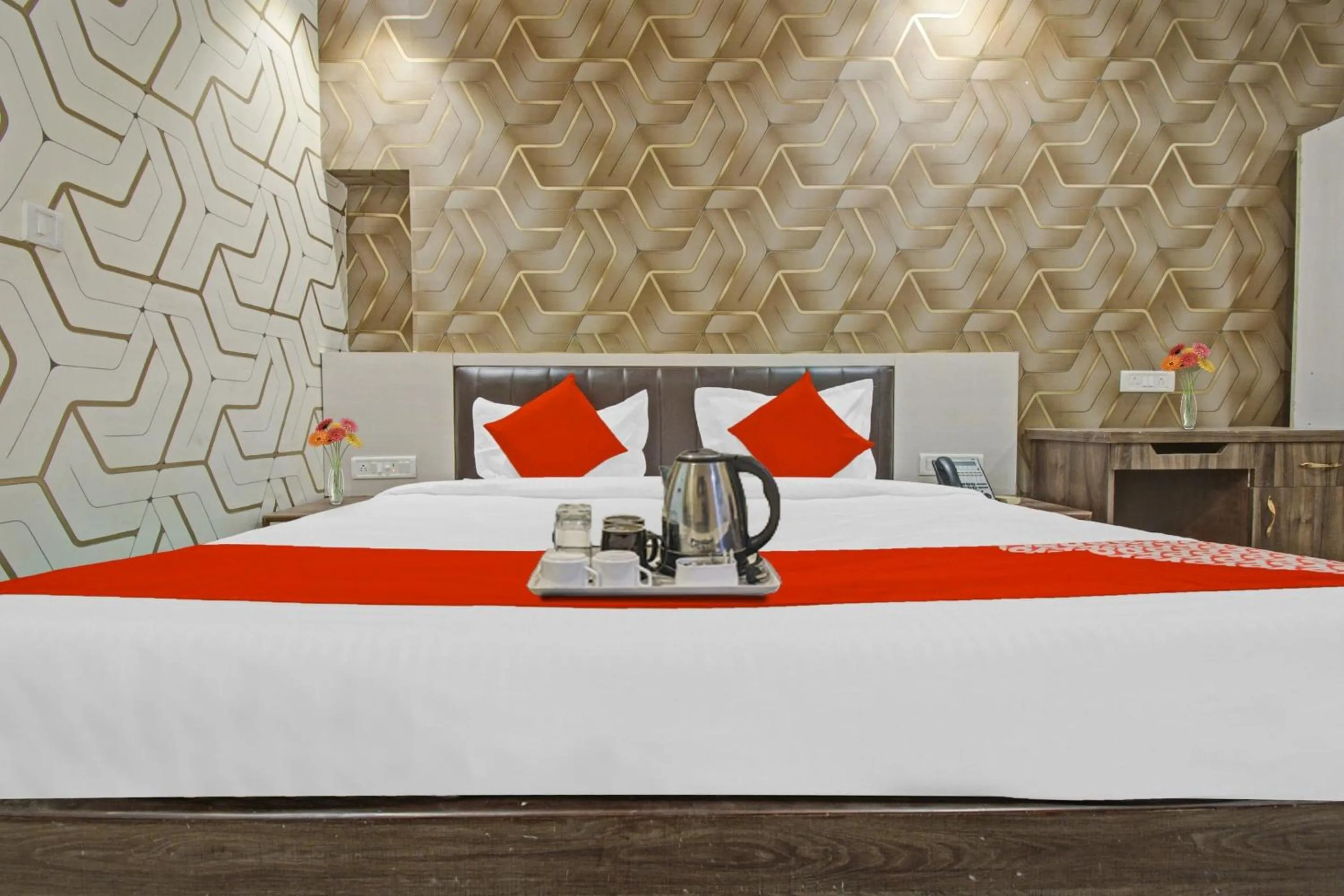 Bedroom in Hotel O Shree Mangalkamna