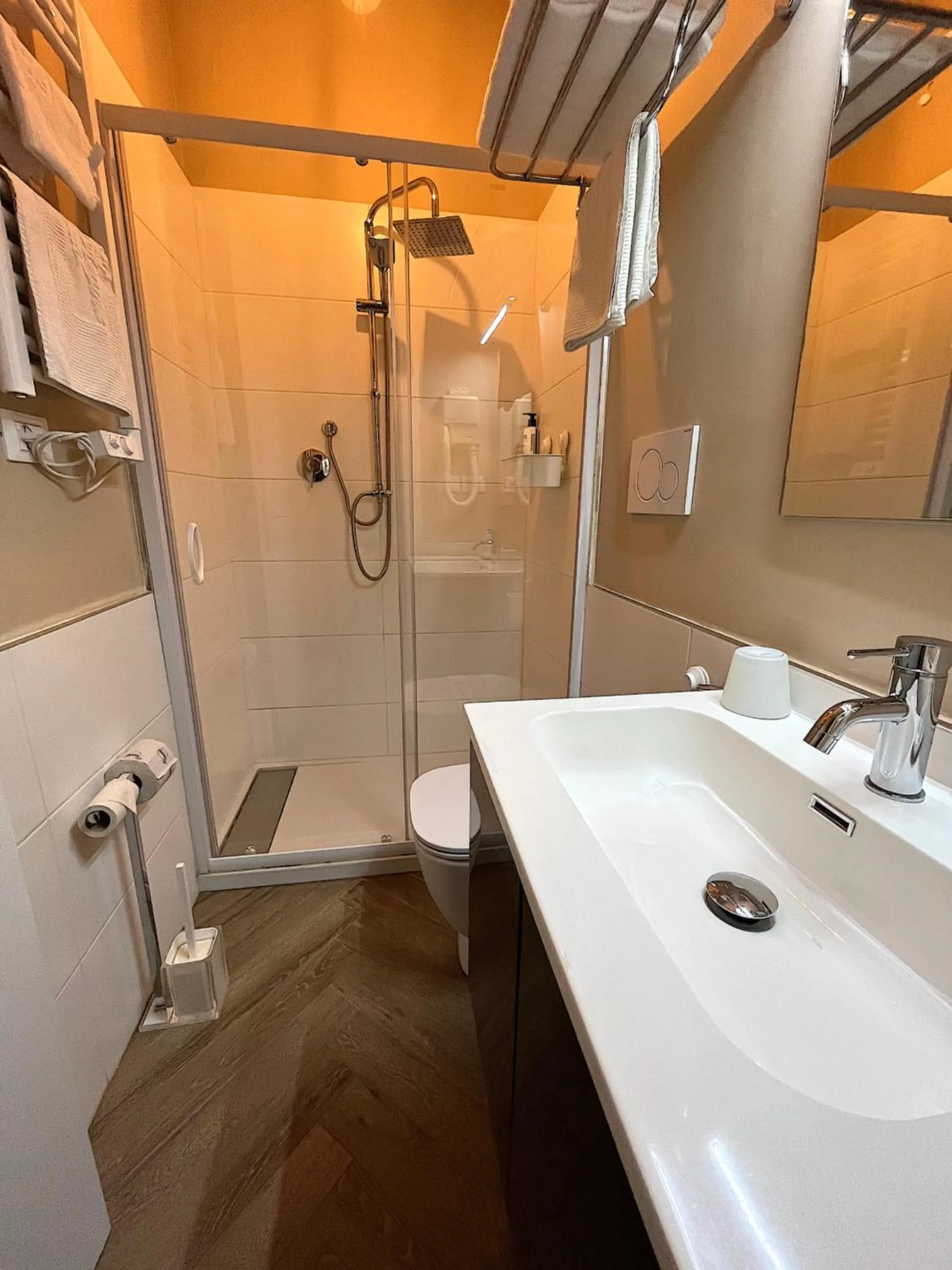 Shower in Hotel Regina