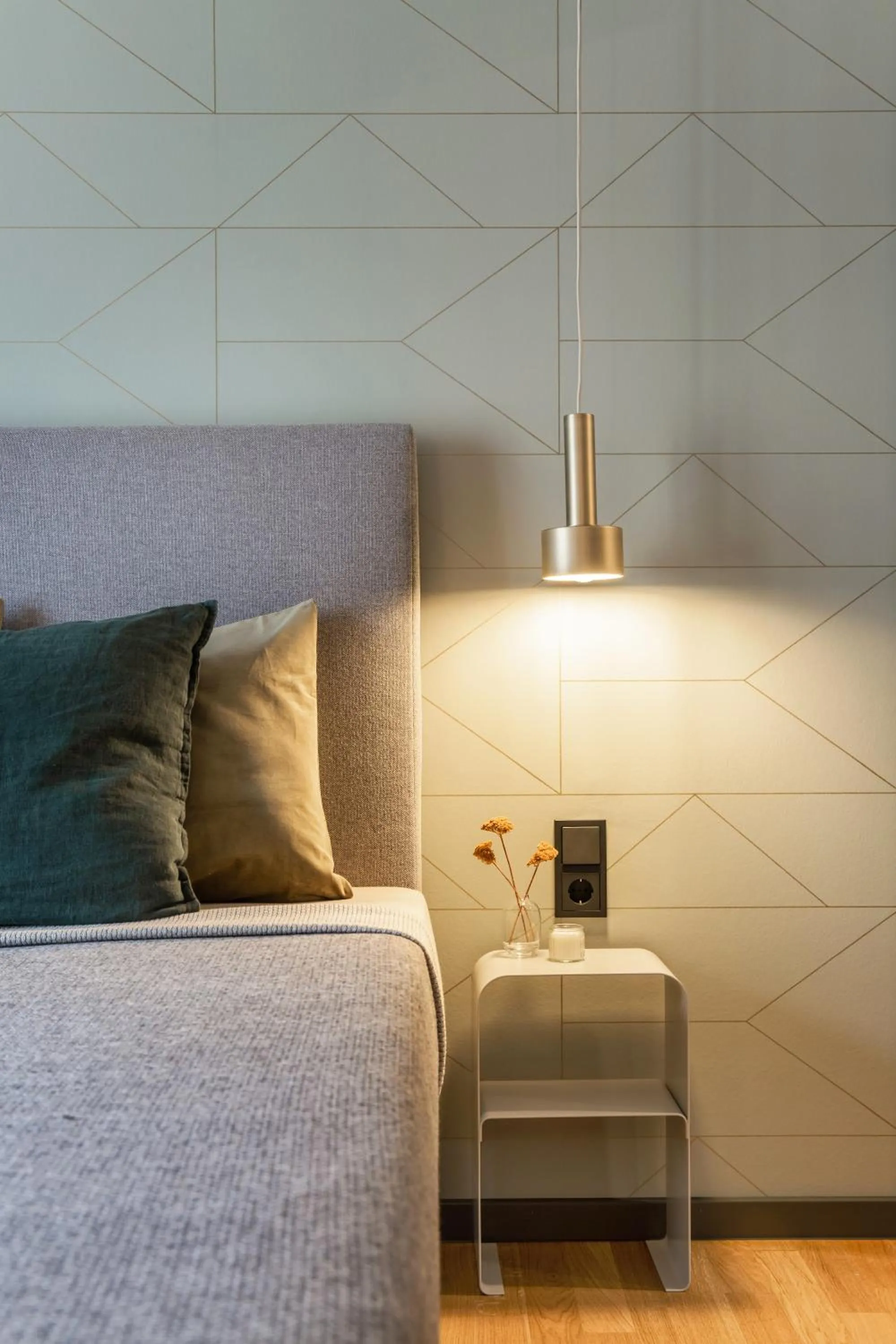 Bed in ipartment Berlin Airport