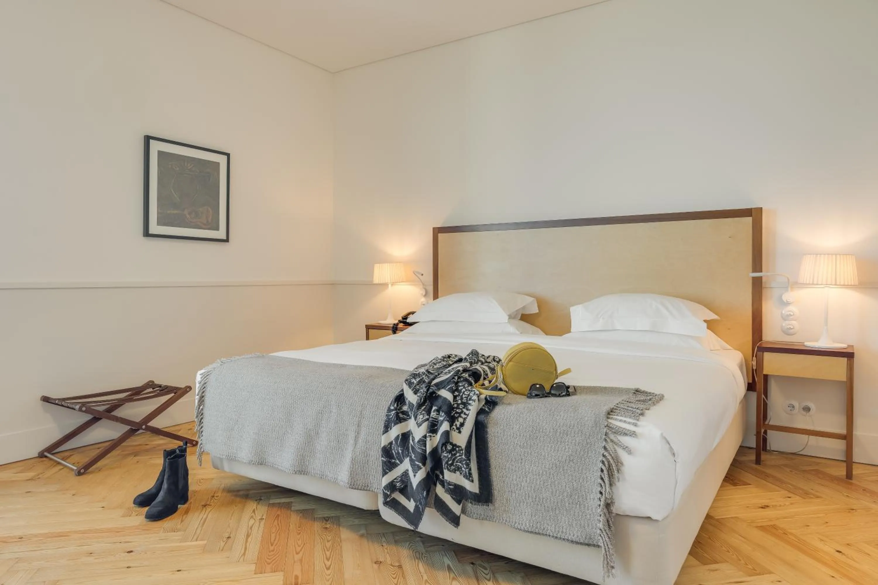 Bed in Pousada da Serra da Estrela