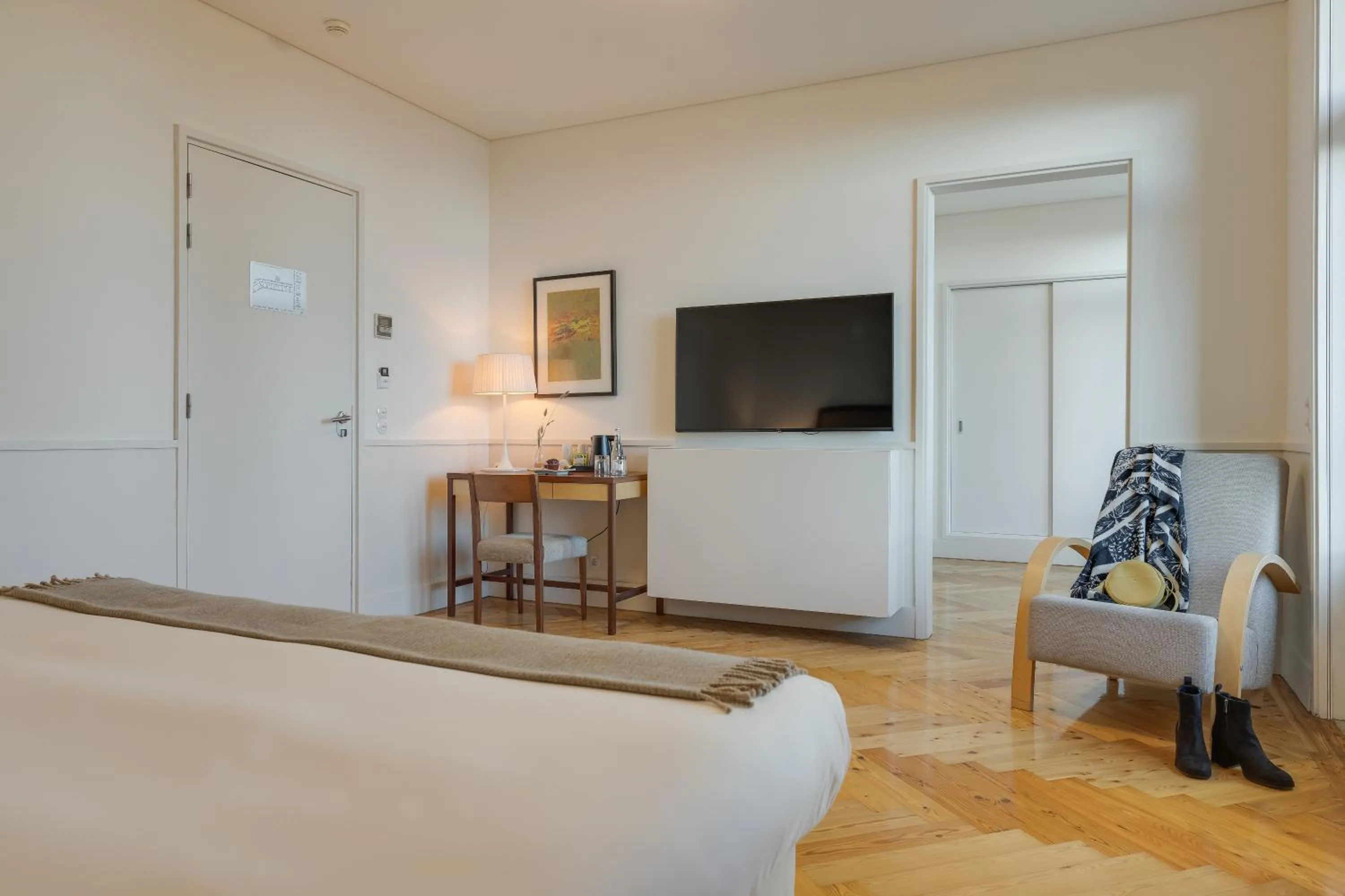 Bed in Pousada da Serra da Estrela