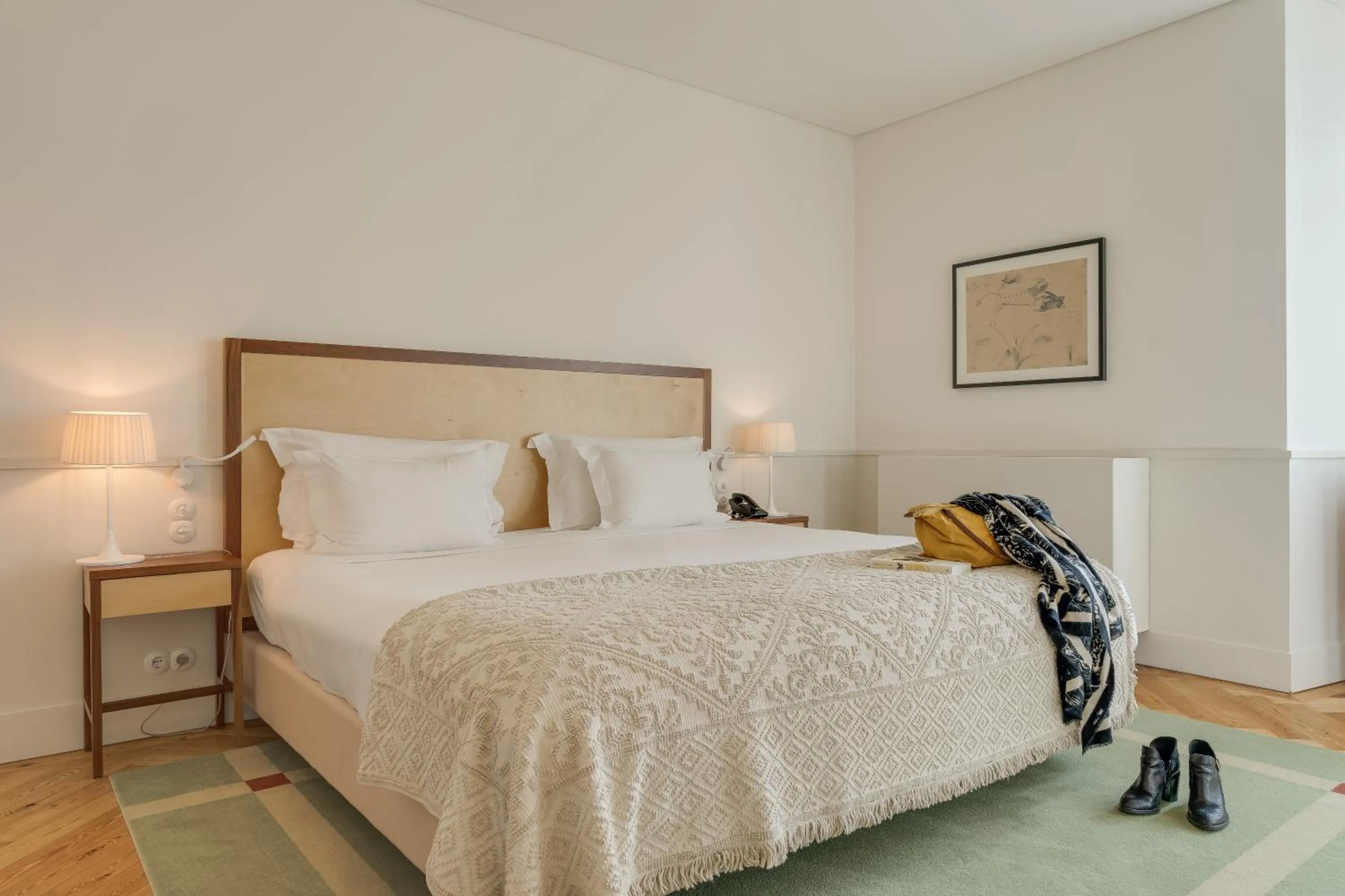 Bed in Pousada da Serra da Estrela