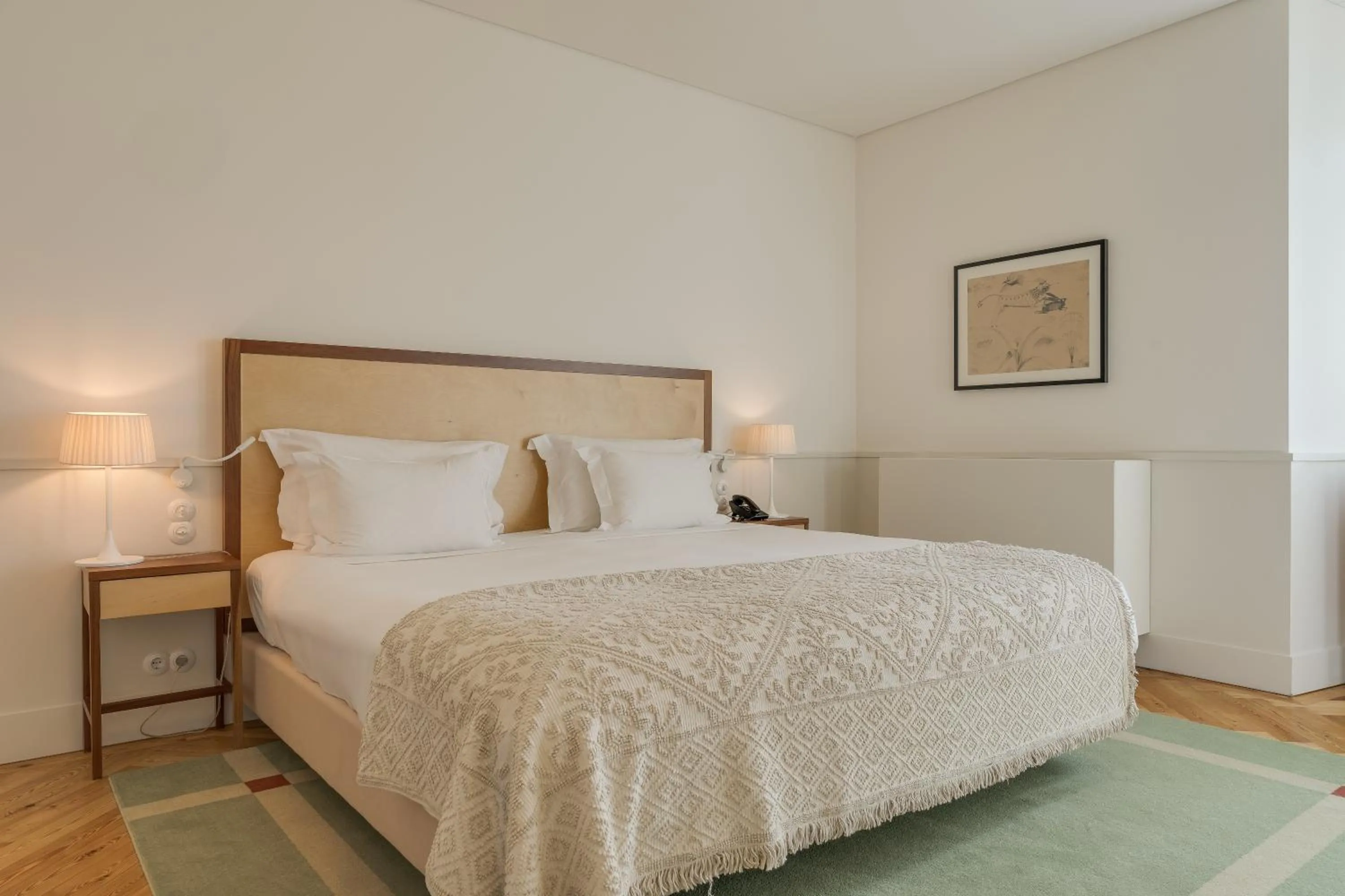 Bed in Pousada da Serra da Estrela