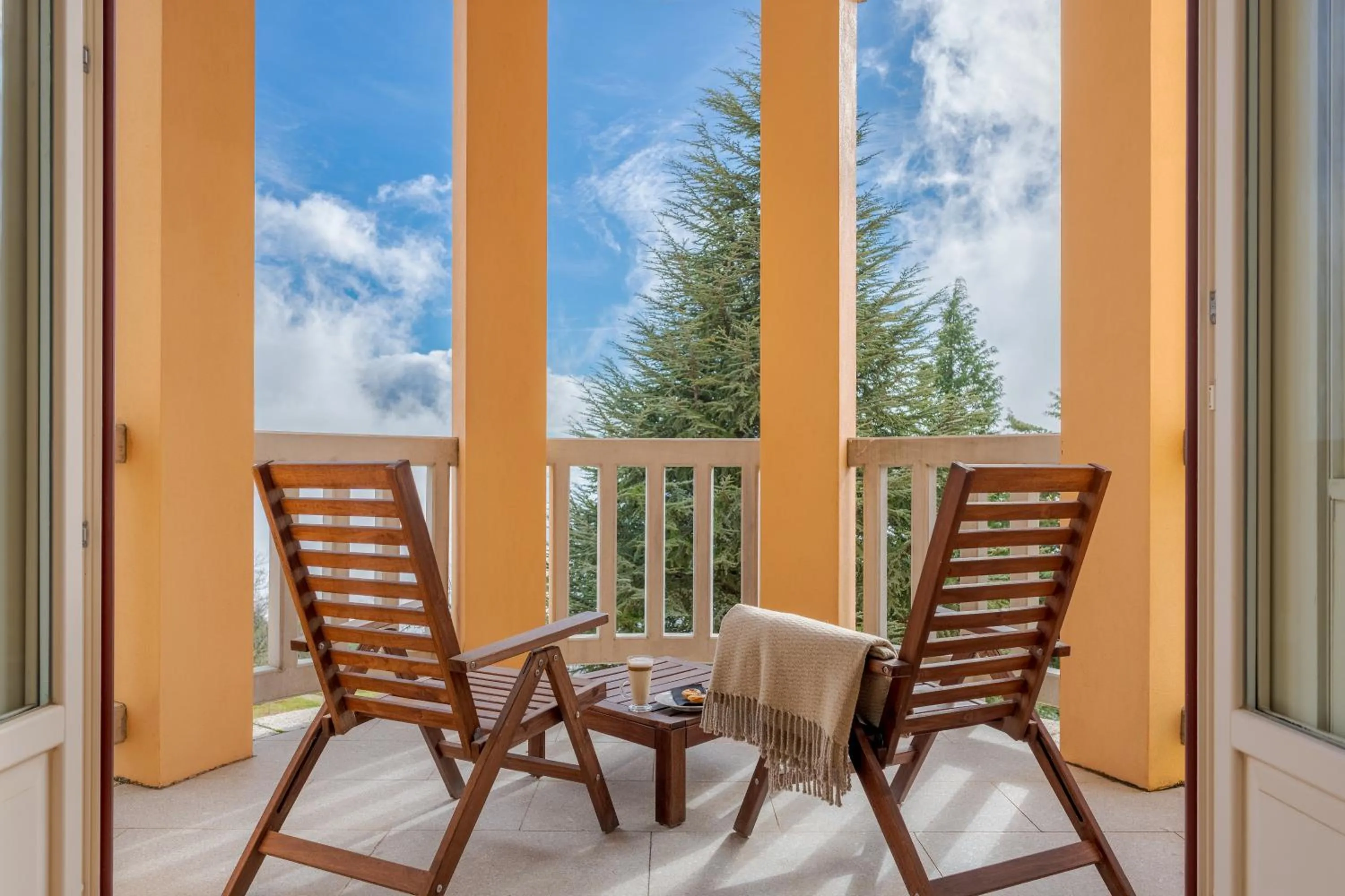Balcony/Terrace in Pousada da Serra da Estrela