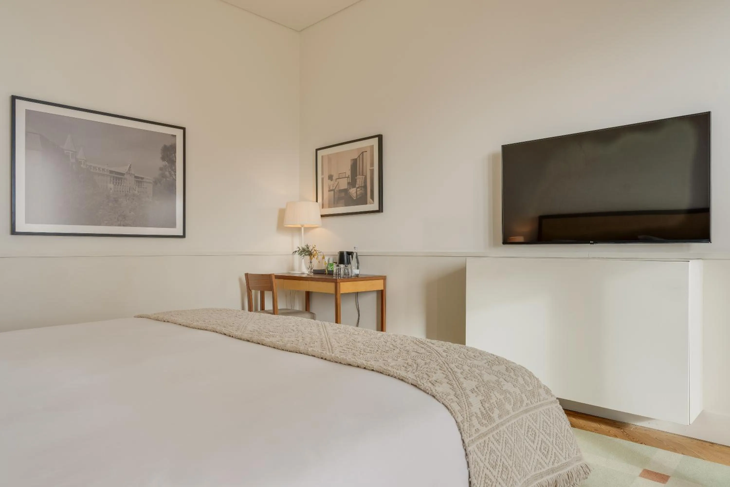 Bed in Pousada da Serra da Estrela