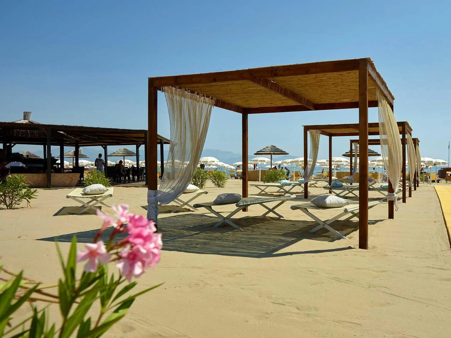 Beach in Grand Hotel Palace