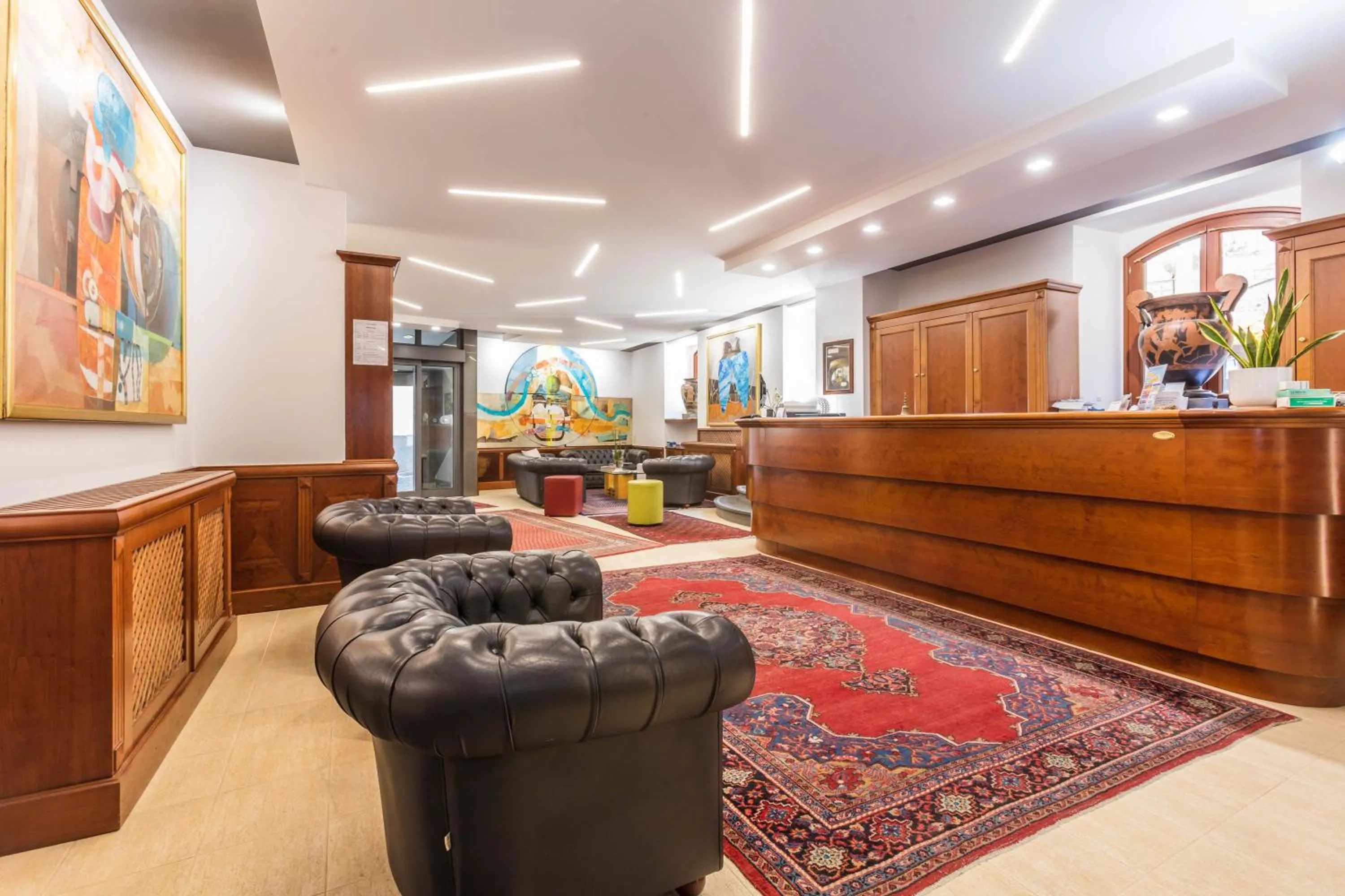Lobby or reception in Hotel Duomo