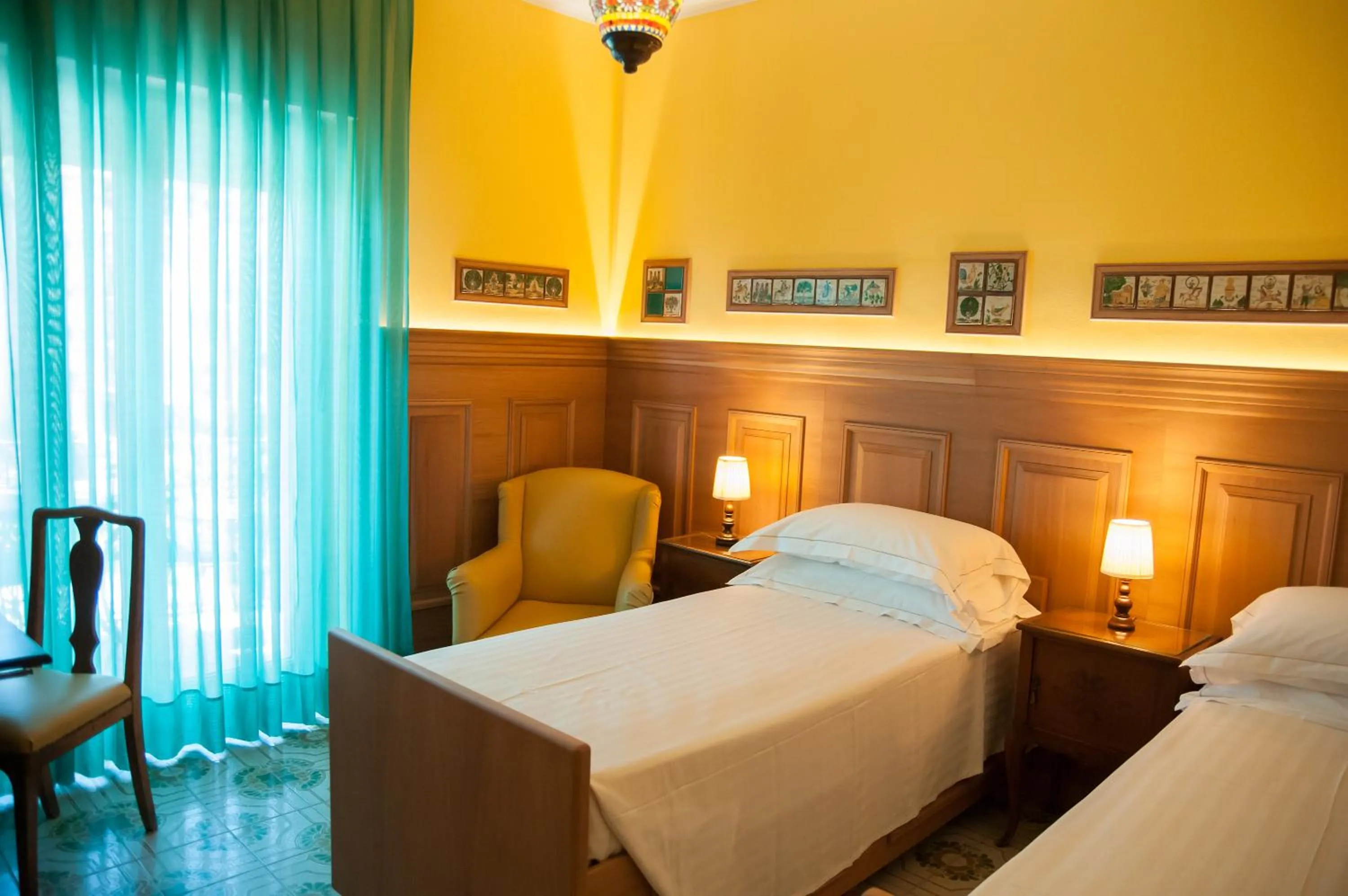 Bed in Hotel Palladio