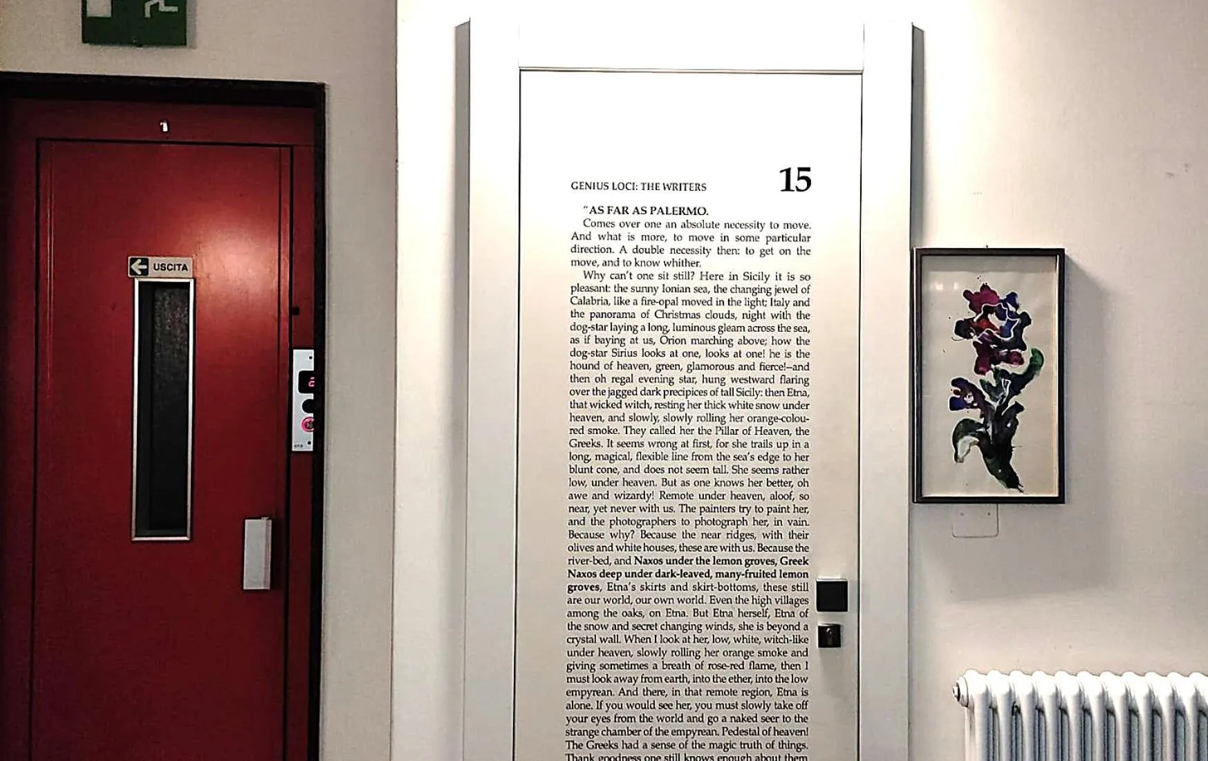 Decorative detail in Hotel Palladio