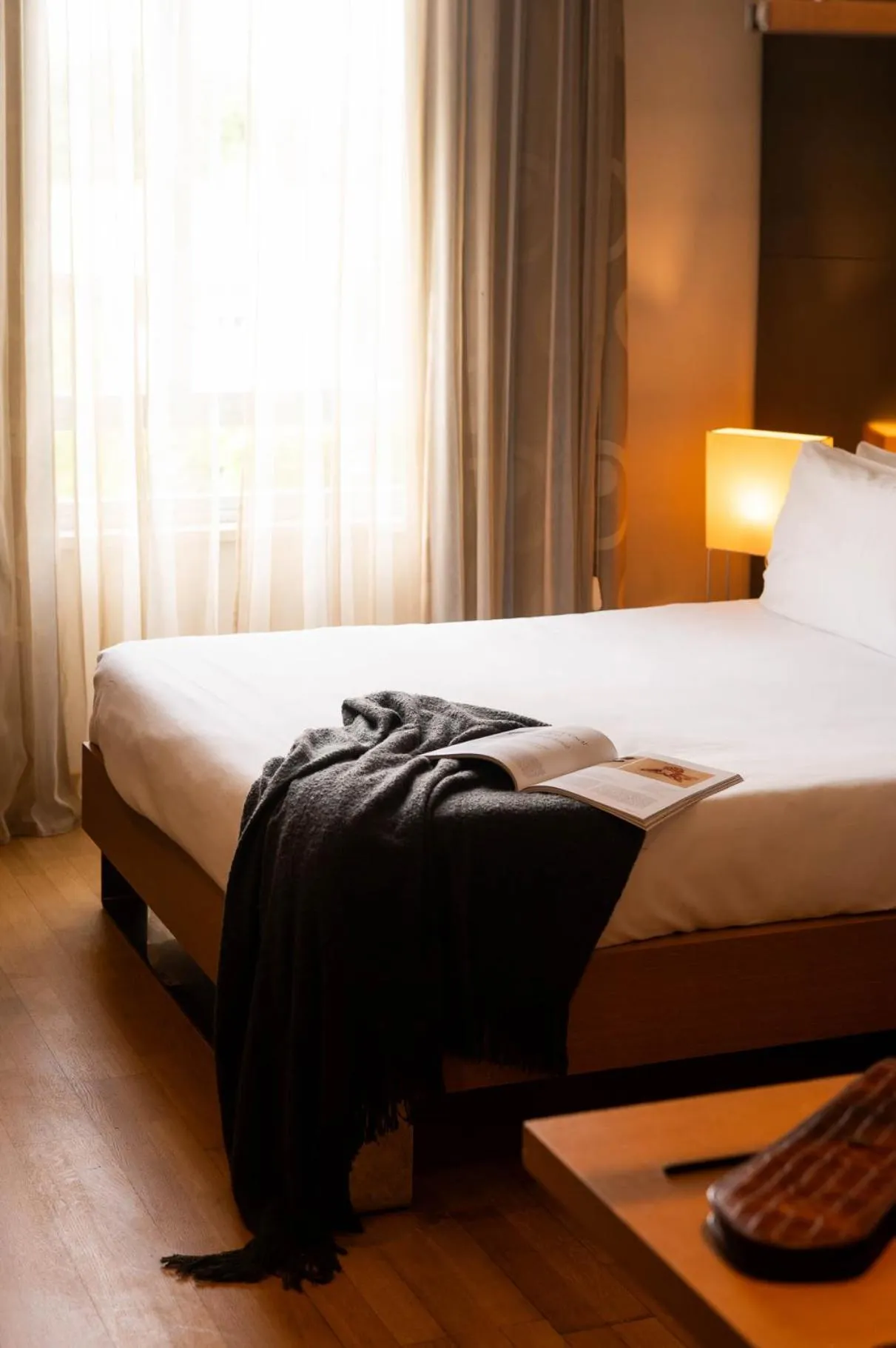 Bed in Axolute Comfort Hotel Como Cantù