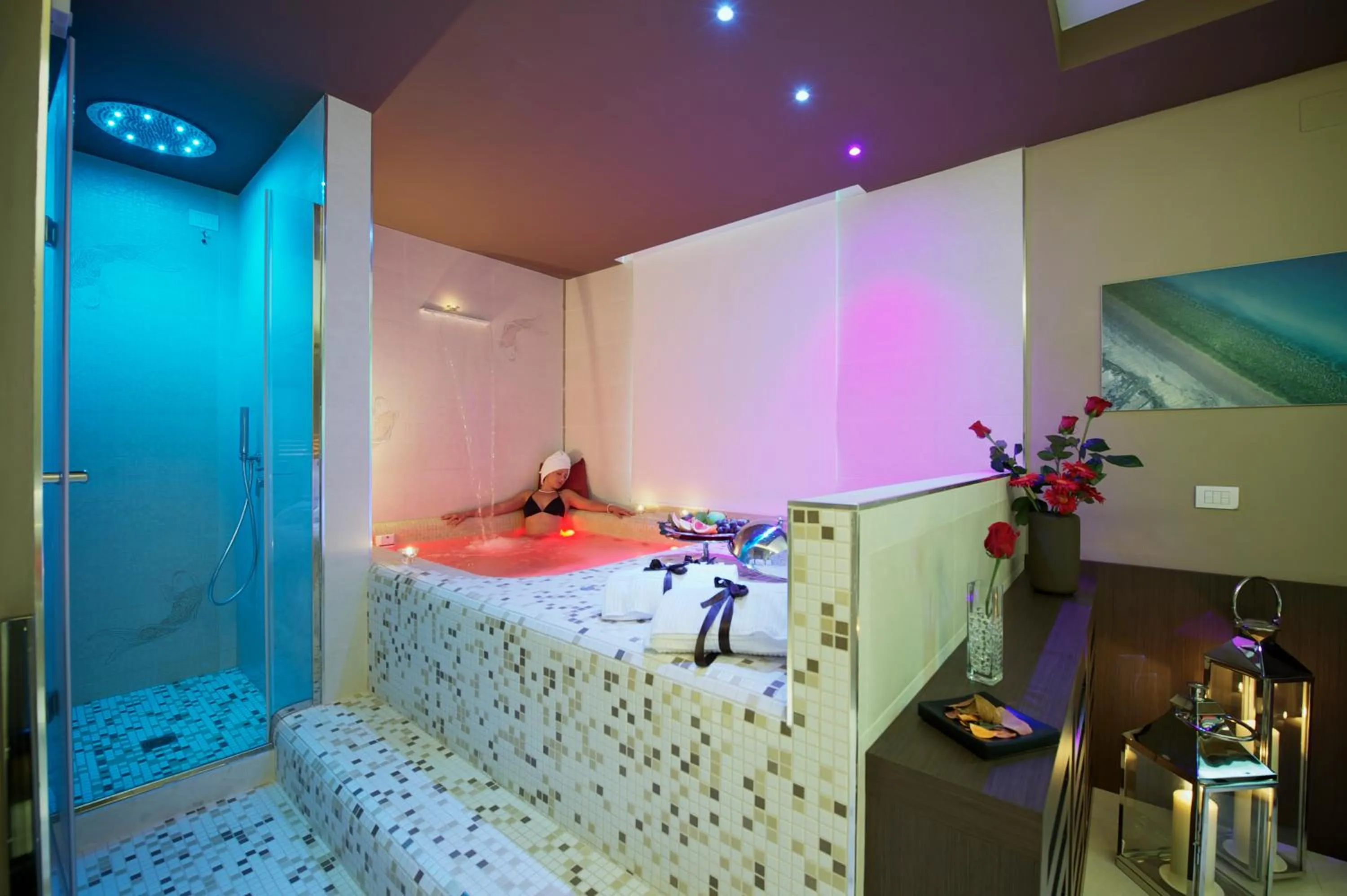 Spa and wellness centre/facilities in UNAHOTELS Villa dei Platani Foligno