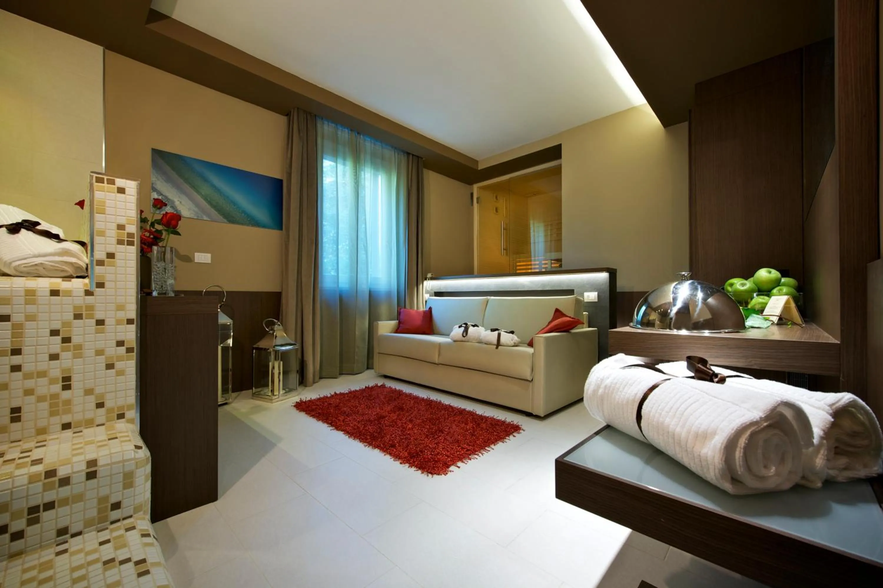 Spa and wellness centre/facilities, Bed in UNAHOTELS Villa dei Platani Foligno
