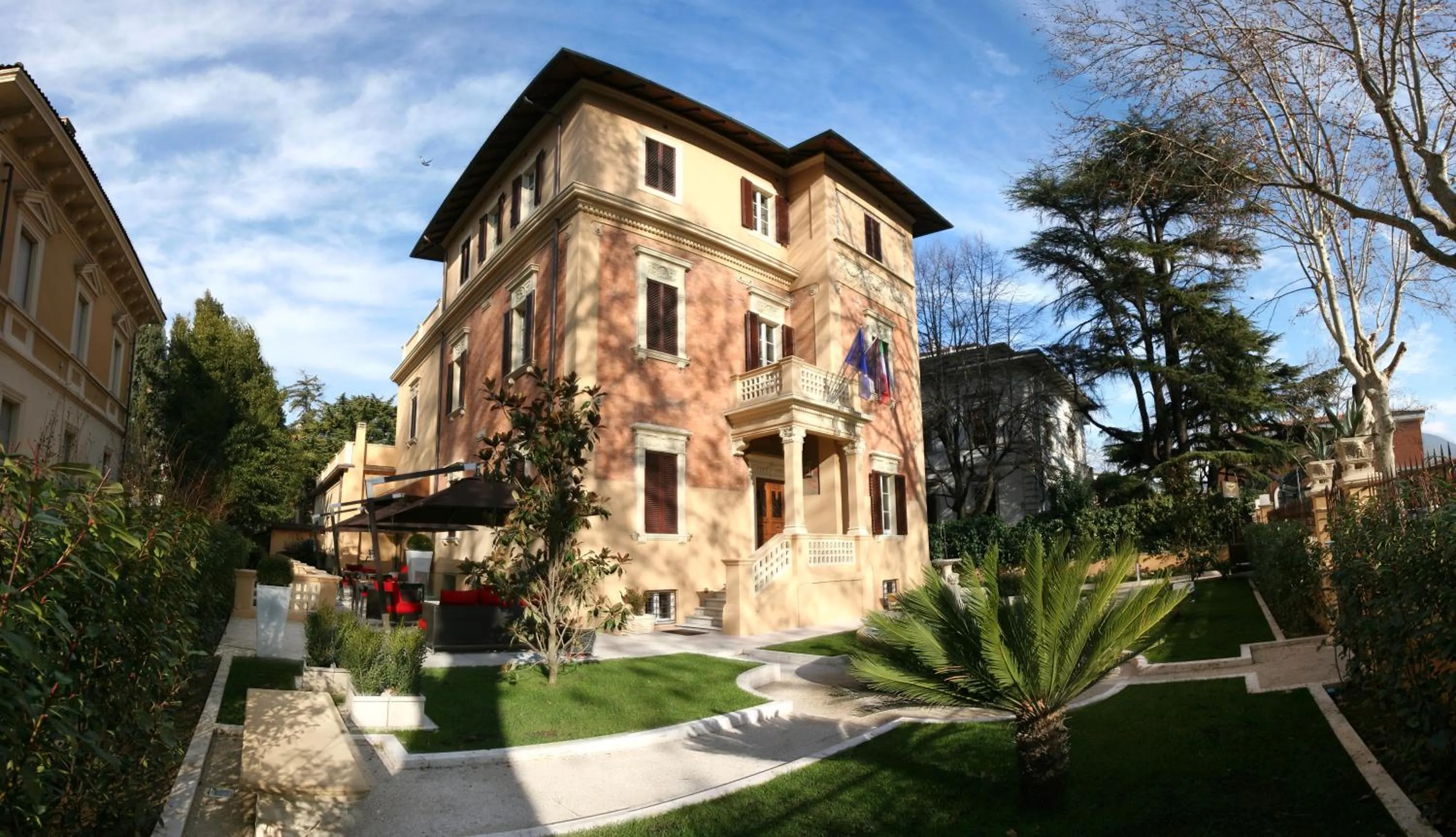 Property building in UNAHOTELS Villa dei Platani Foligno