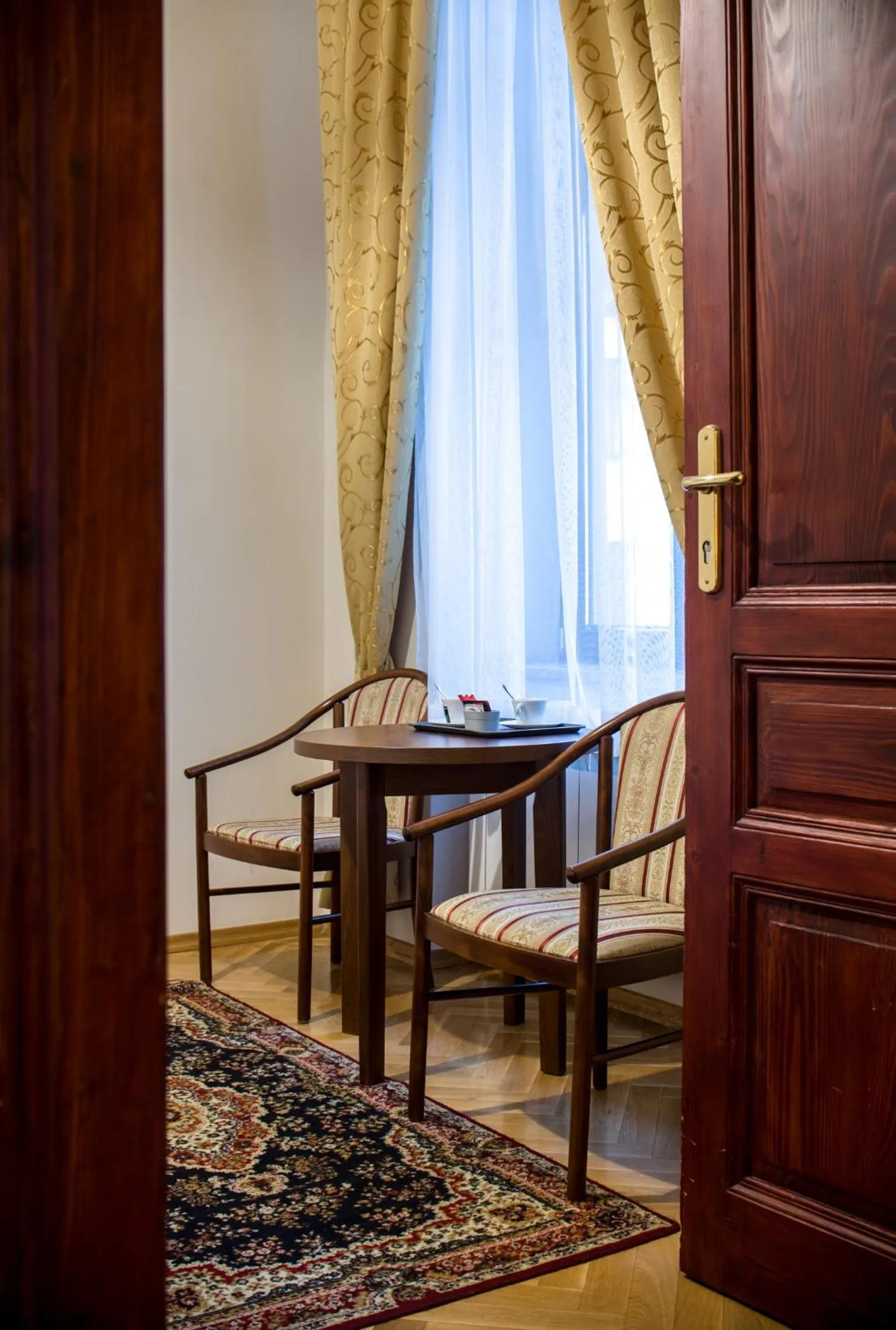 Seating area in Aparthotel Basztowa