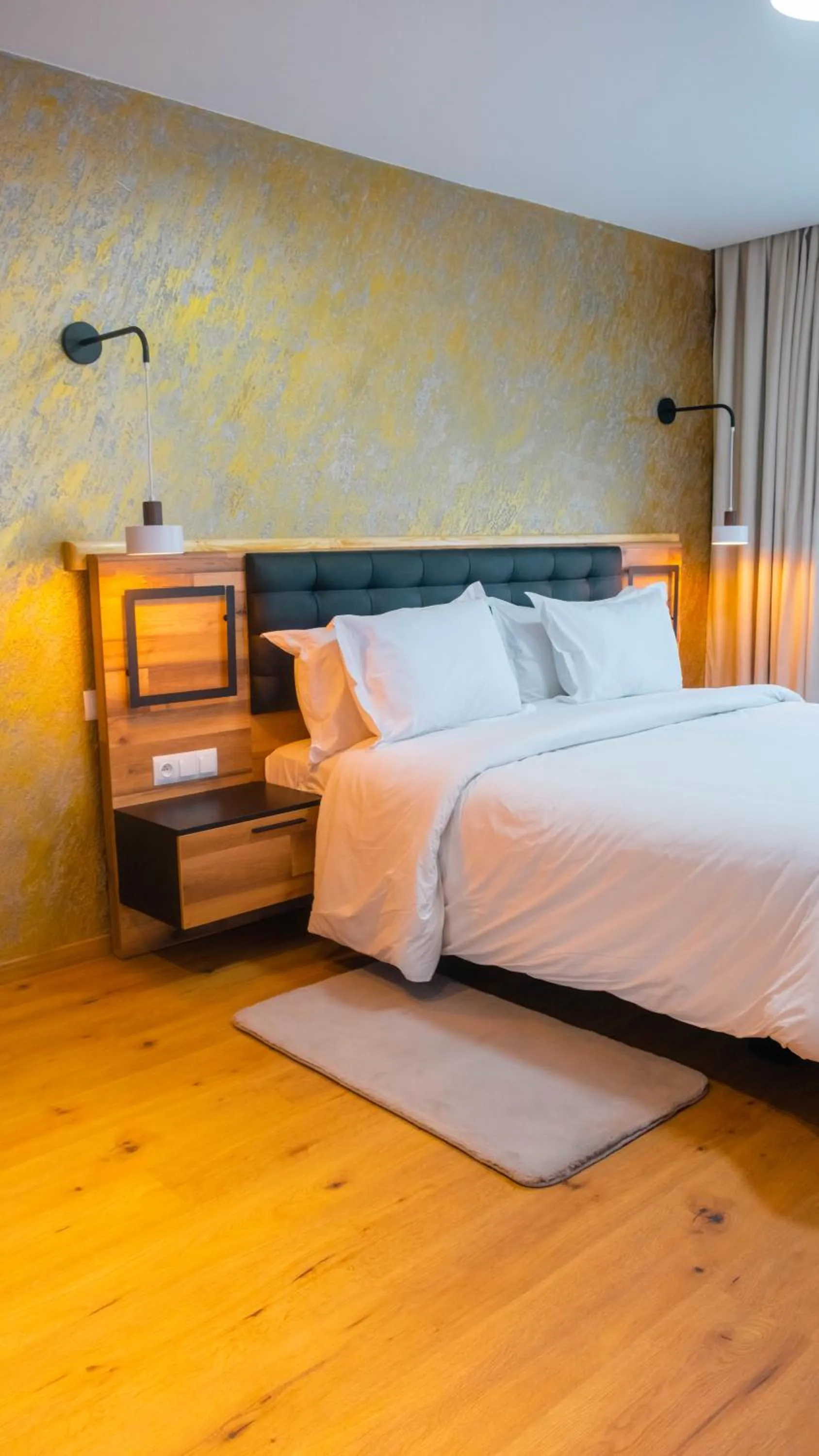 Bed in MIRANDA HOTEL - Tanger