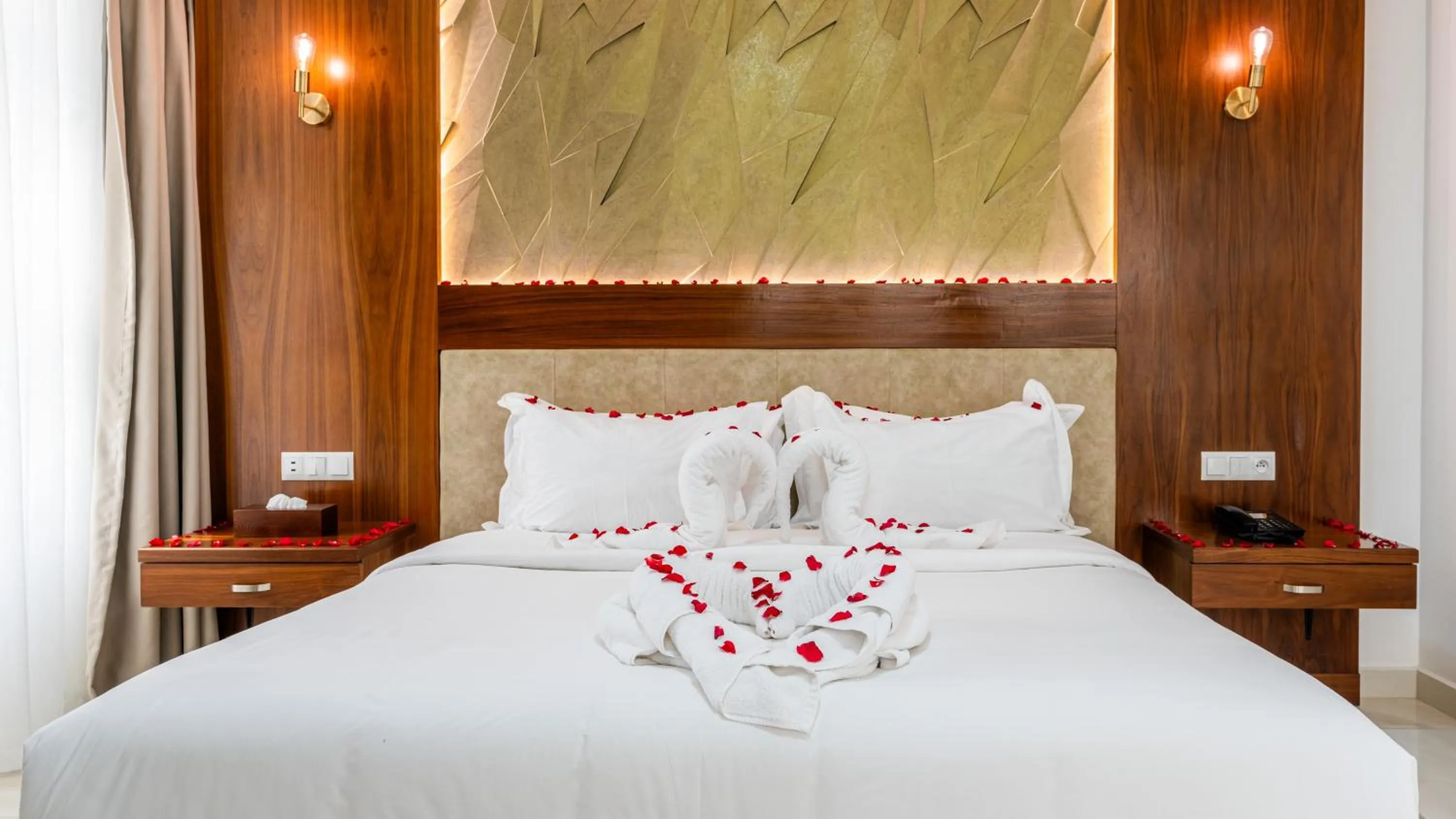 Bed in MIRANDA HOTEL - Tanger