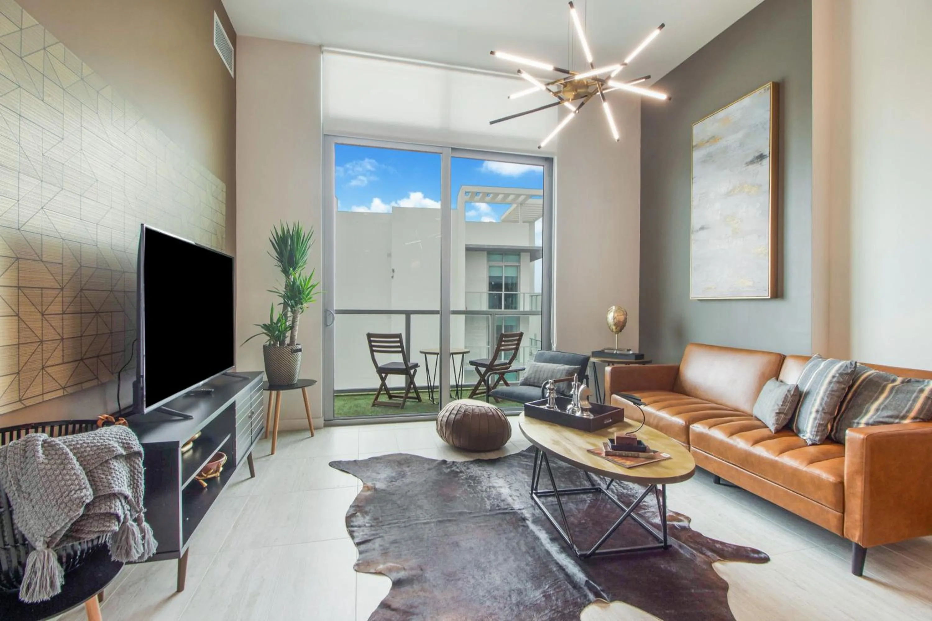 Living room in Nomada Destination Residences - Quadro