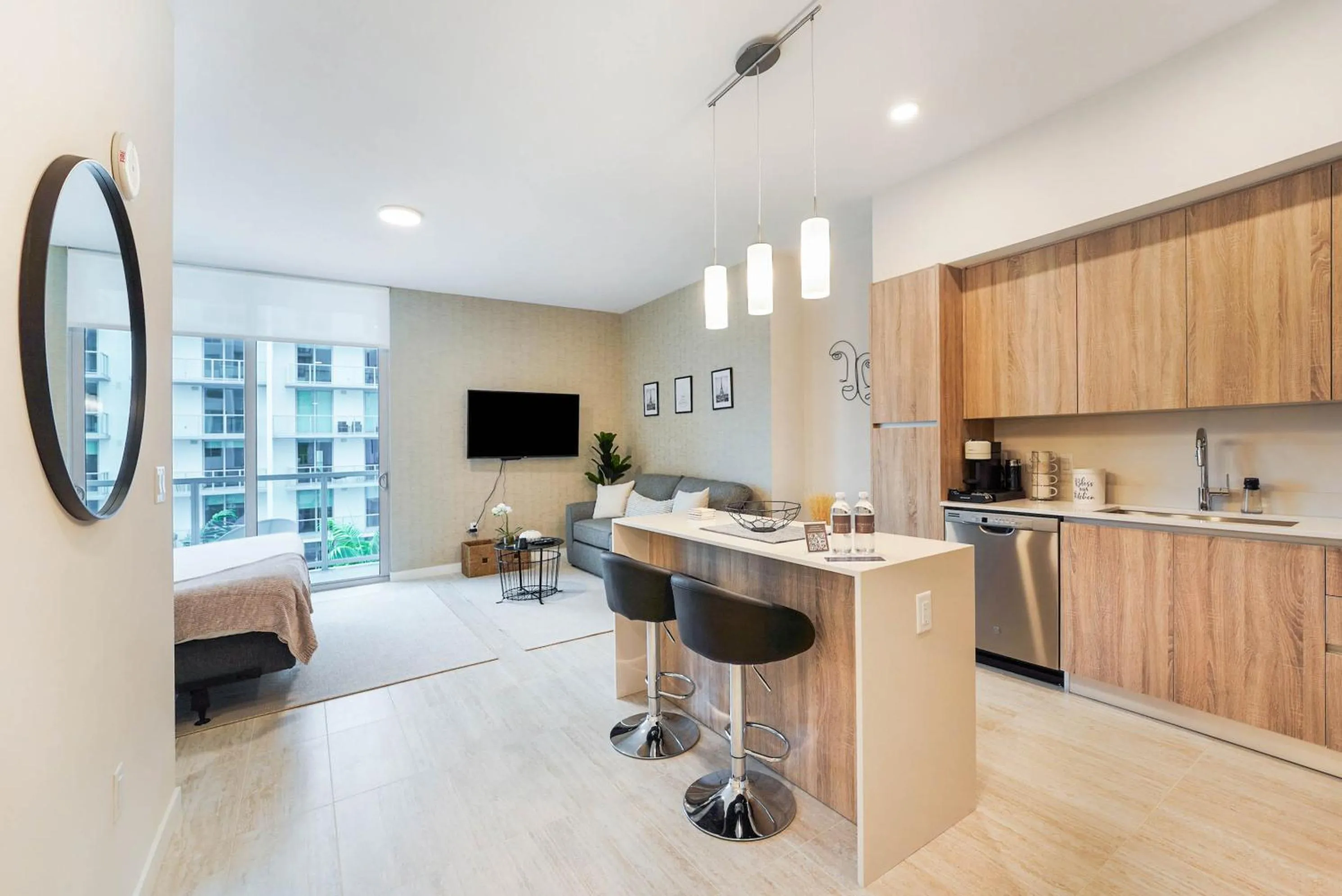 Kitchen or kitchenette in Nomada Destination Residences - Quadro