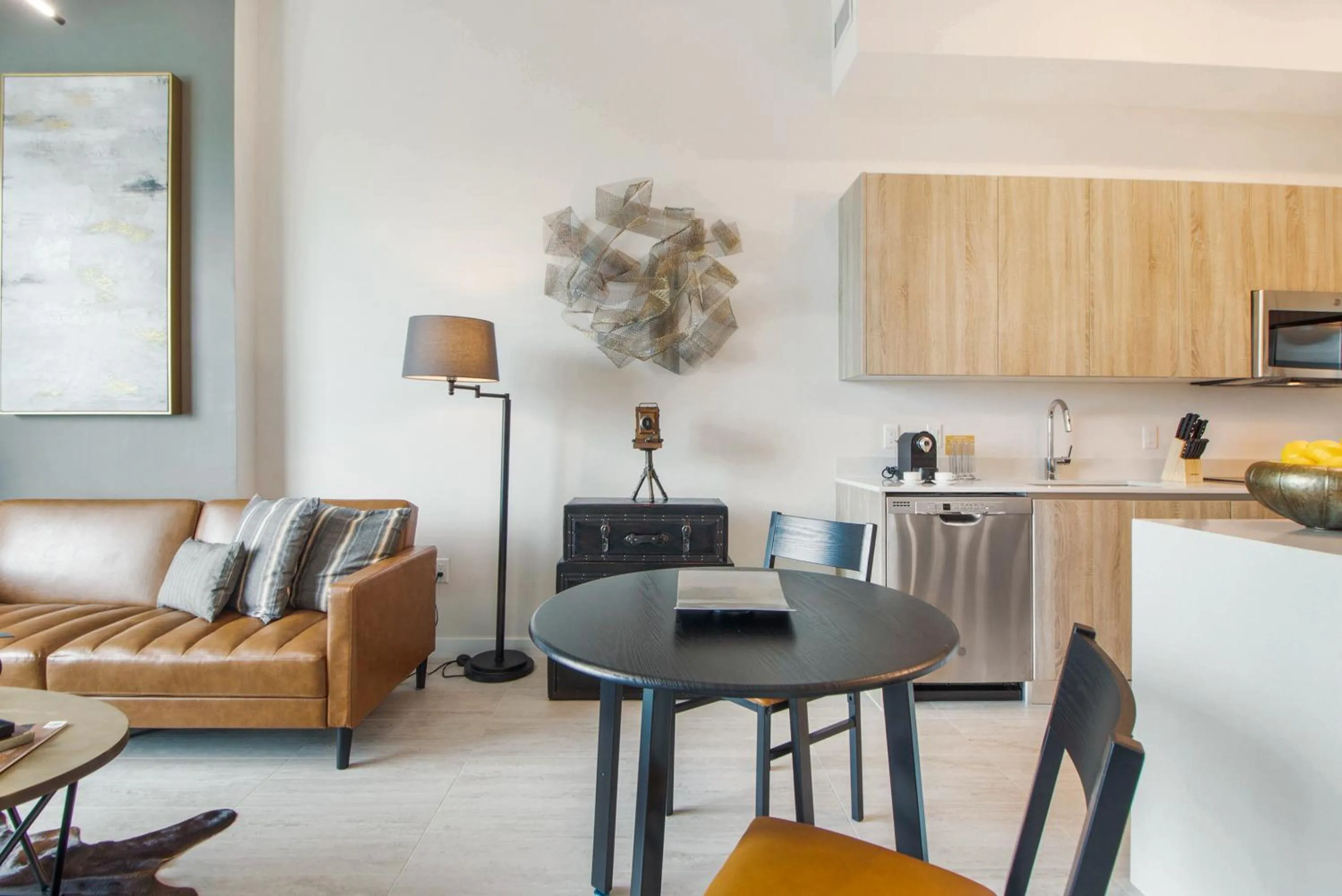 Kitchen or kitchenette in Nomada Destination Residences - Quadro