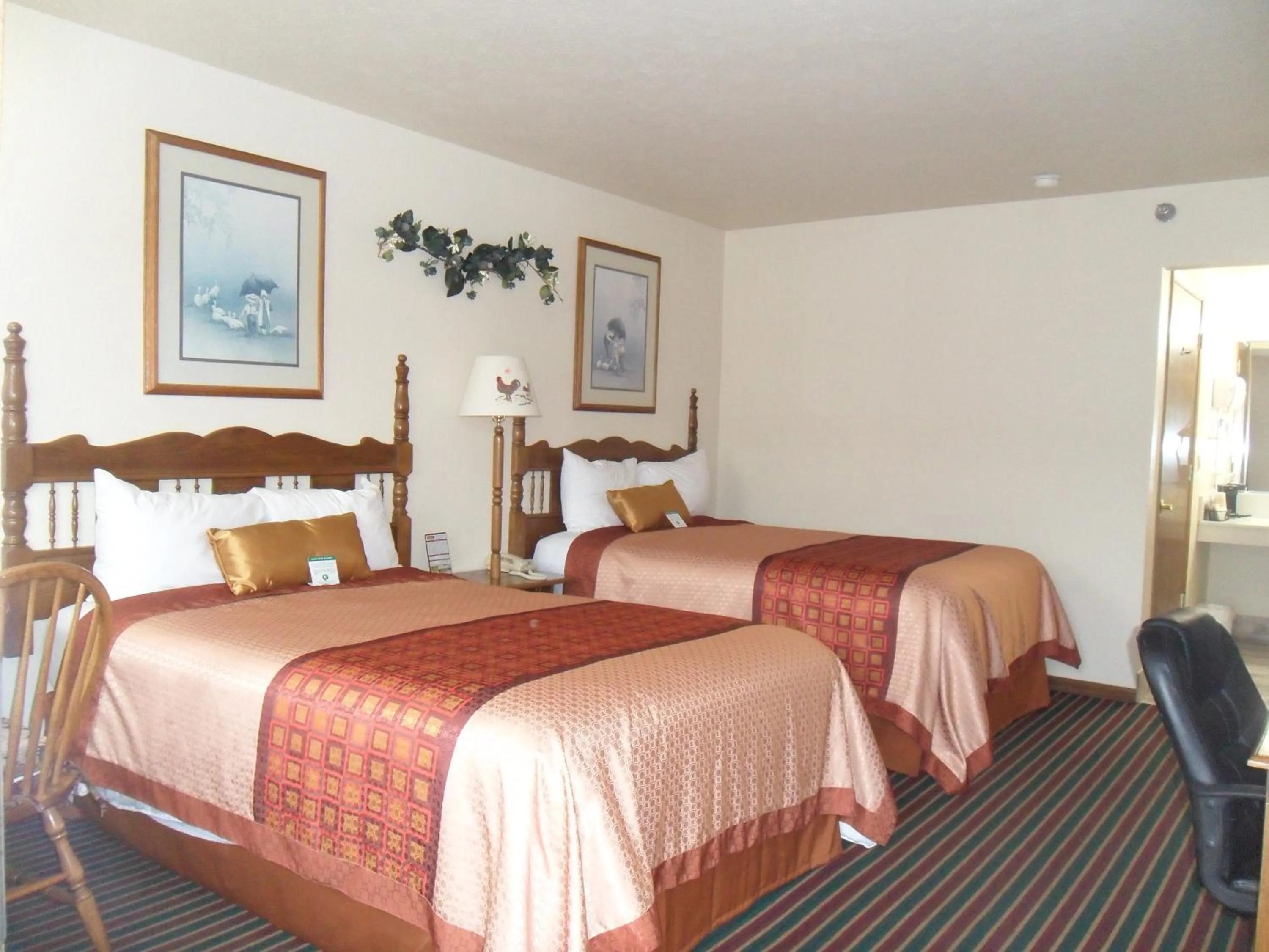 Bed in Der Ruhe Blatz Motel