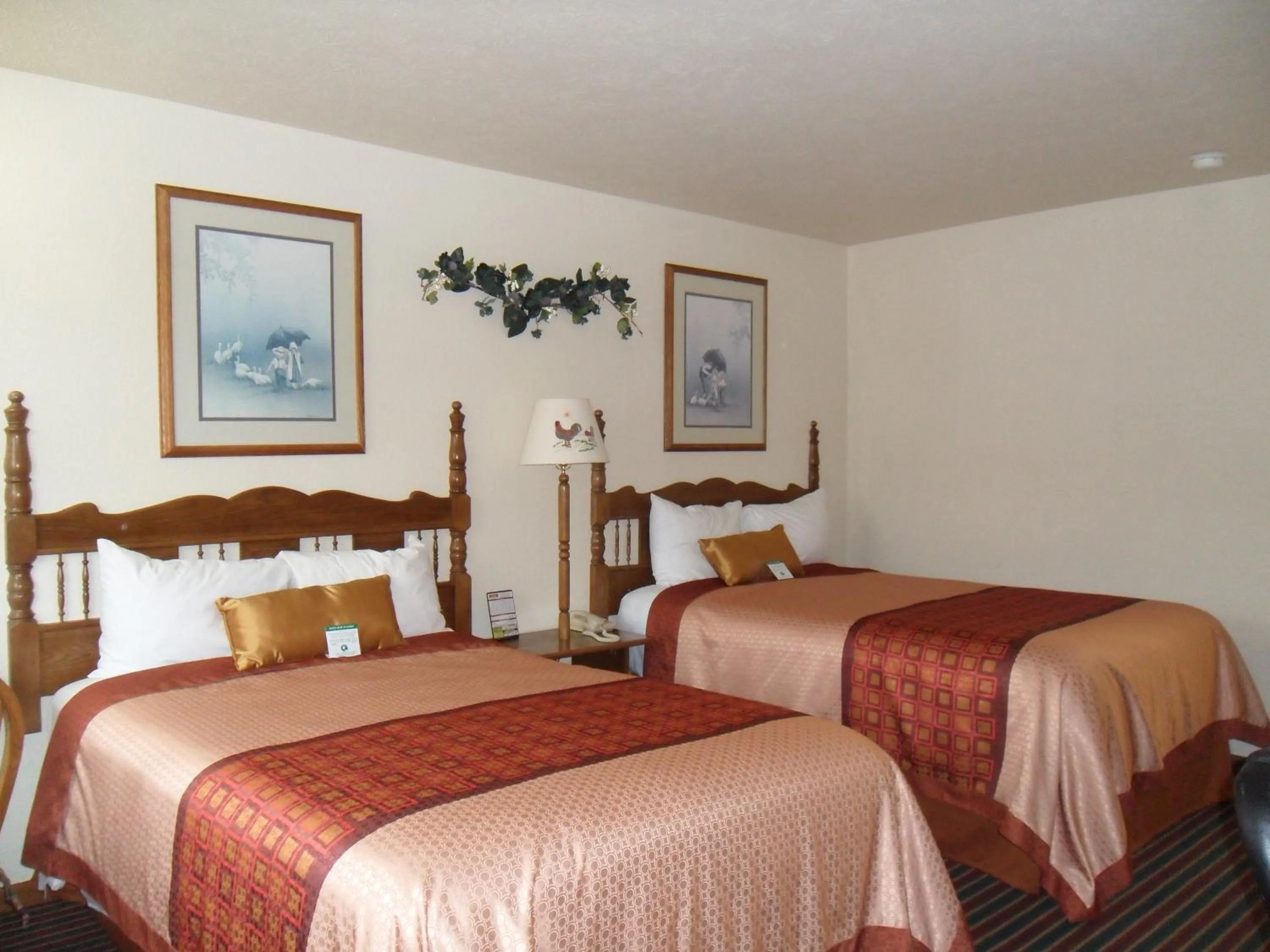 Bed in Der Ruhe Blatz Motel