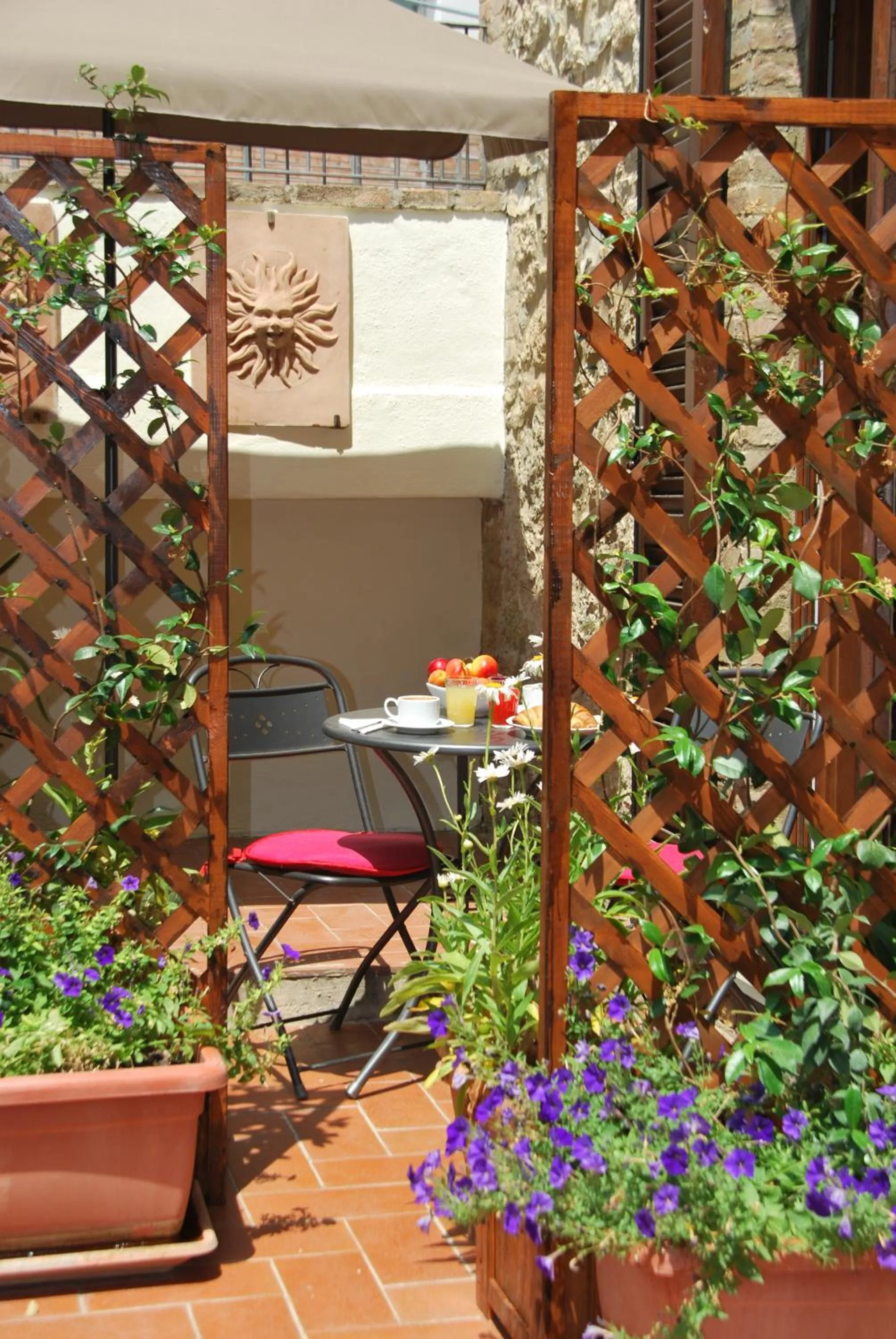 Garden in Hotel Ristorante Piccolo Chianti