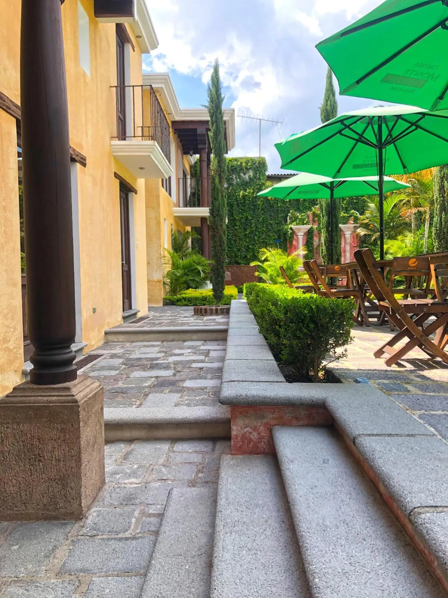 Patio in Casa Mia Hotel