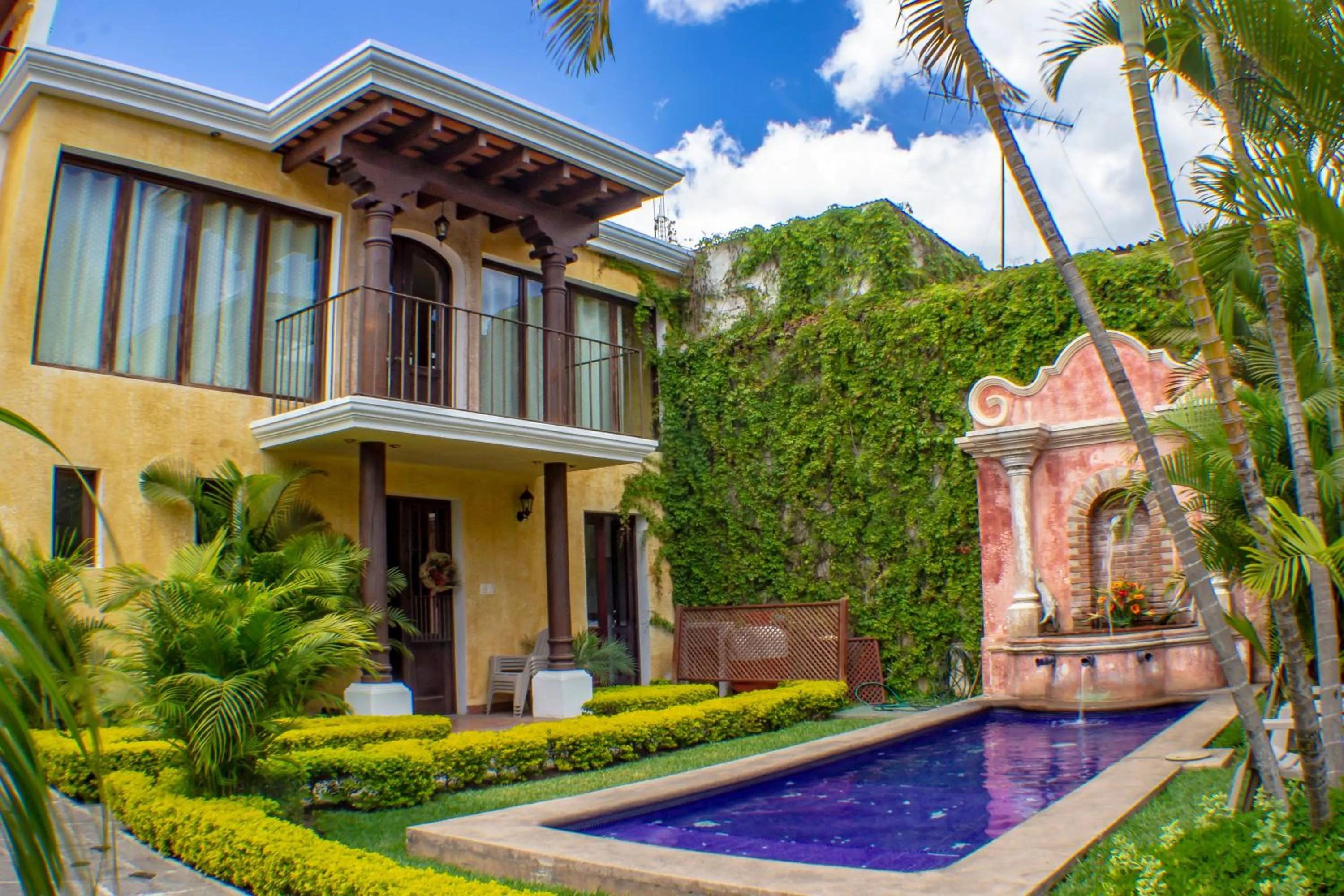 Property building in Casa Mia Hotel