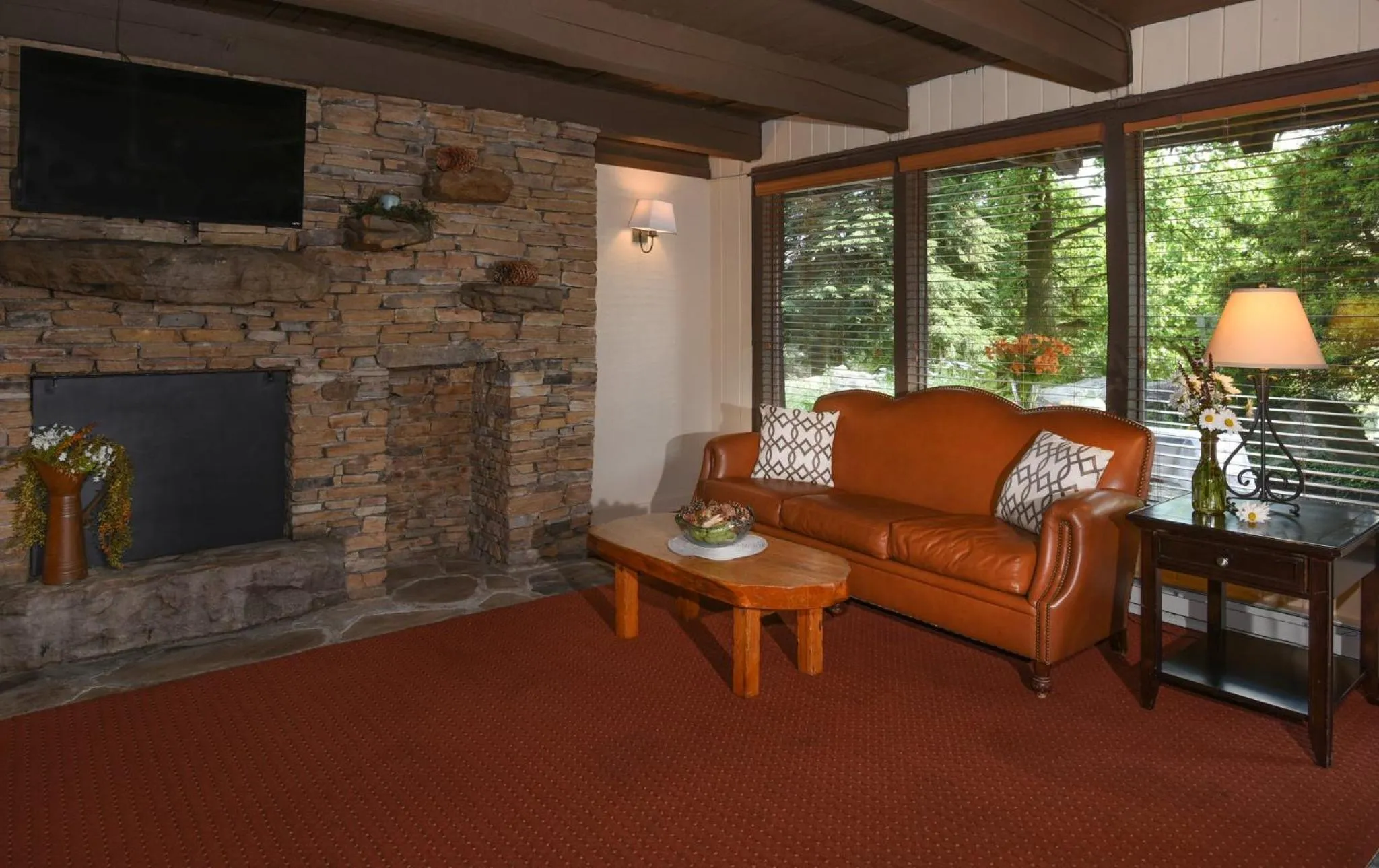 Living room in Seven Springs Resort Properties by Vail Resorts