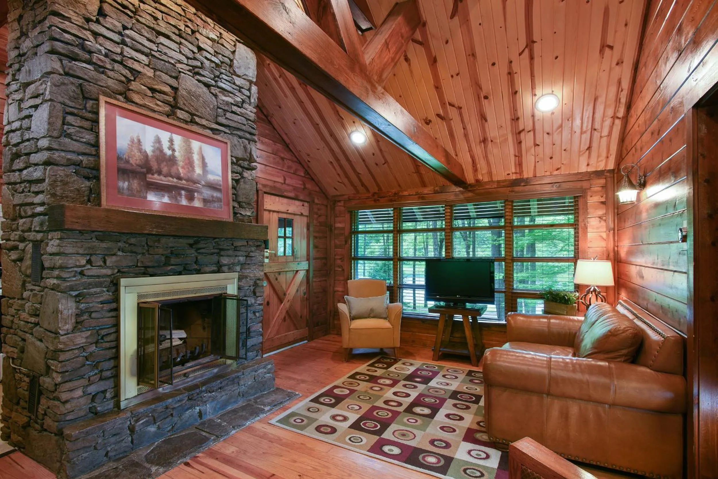 Living room in Seven Springs Resort Properties by Vail Resorts