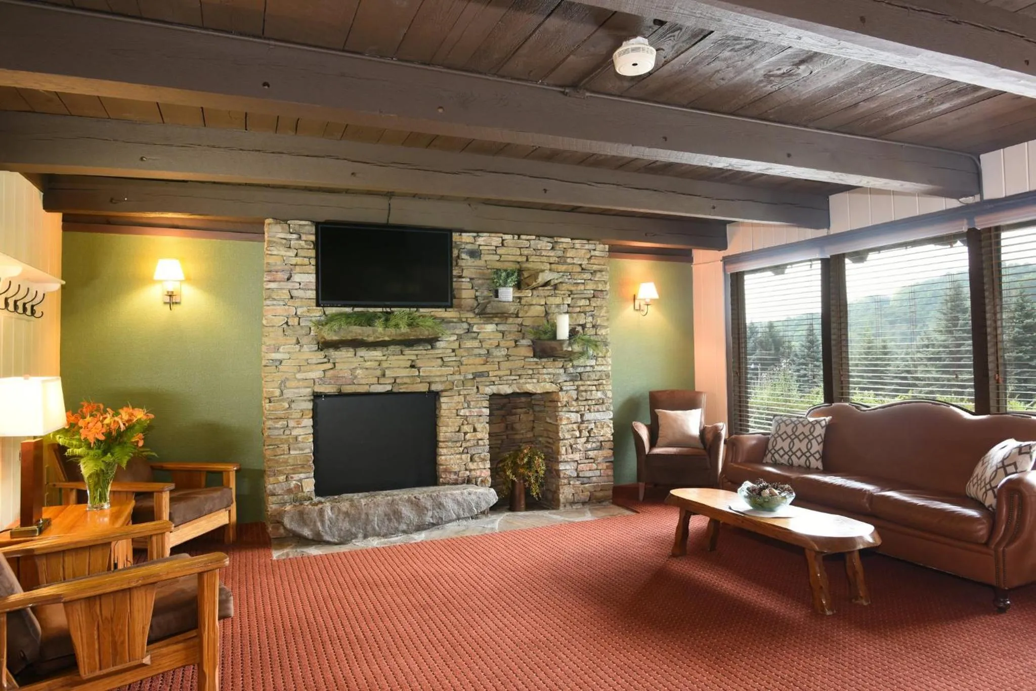 Living room in Seven Springs Resort Properties by Vail Resorts