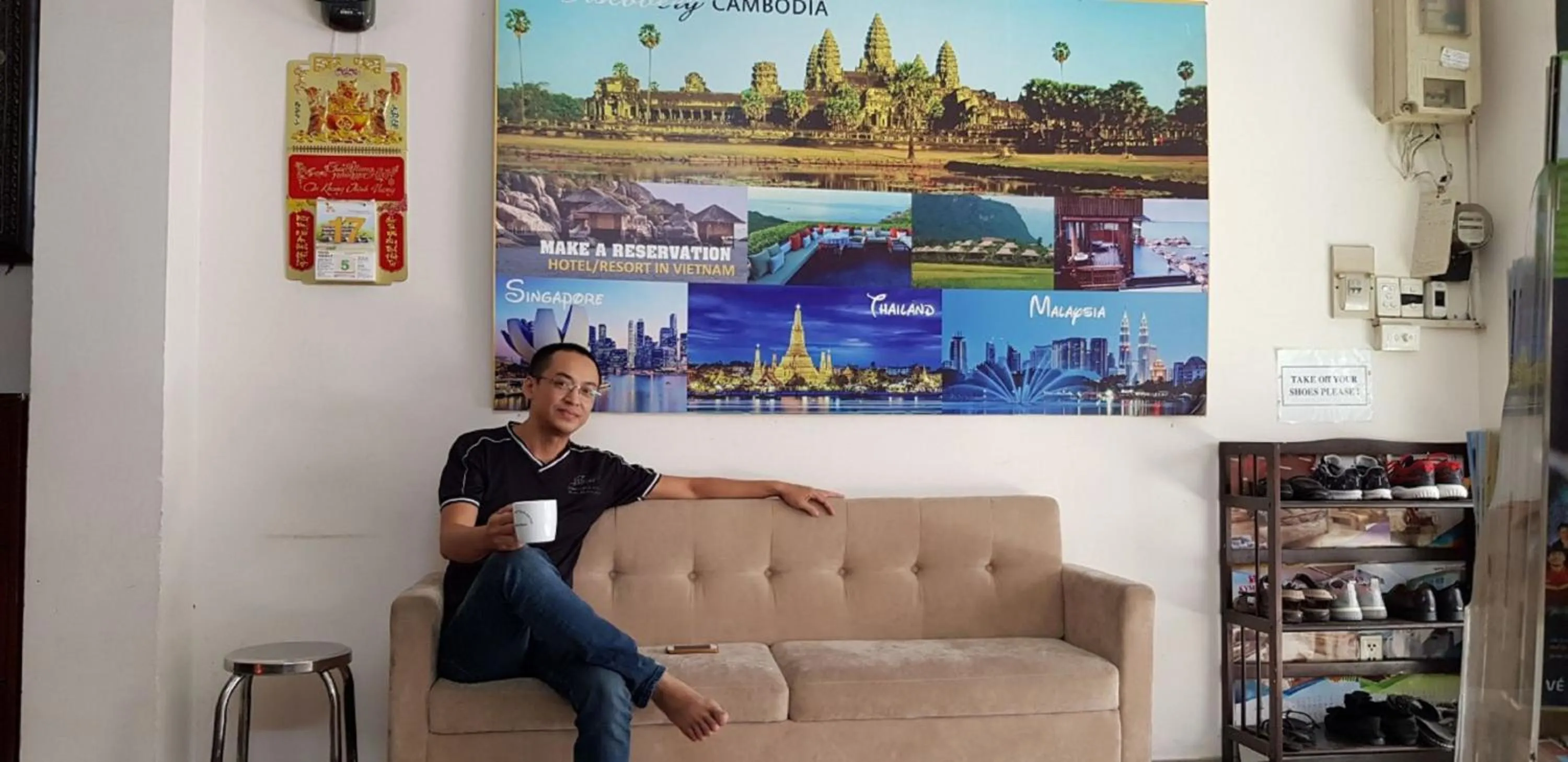 Lobby or reception in Hong Vinh Hotel