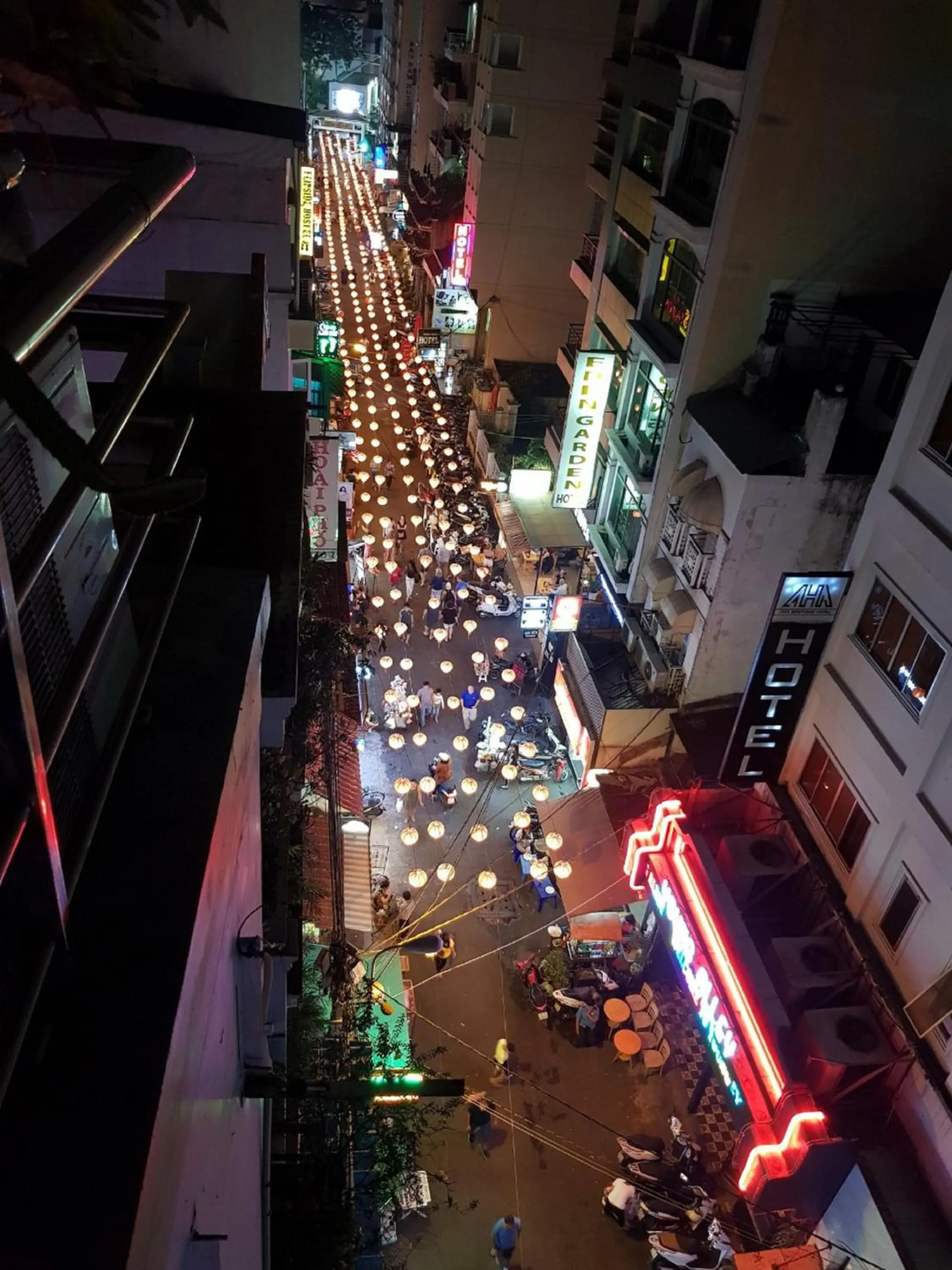 Bird's eye view in Hong Vinh Hotel